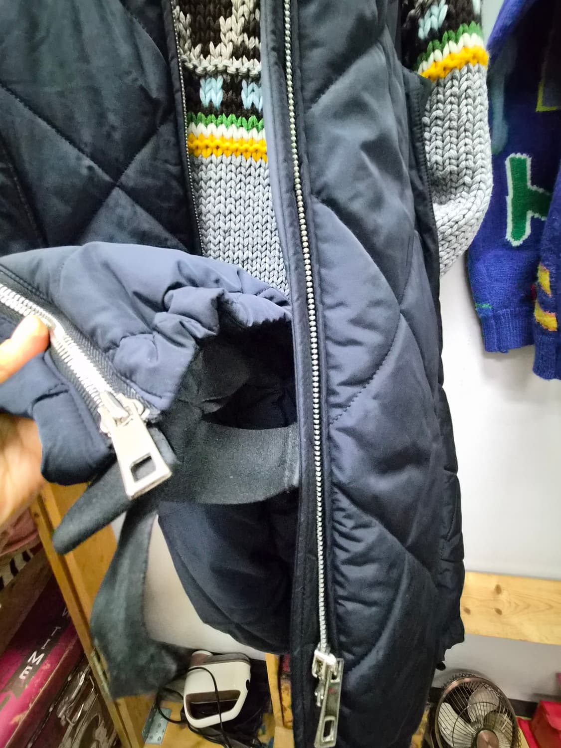 편집샾 구스 다운 롱패딩 베스트 상품이미지4