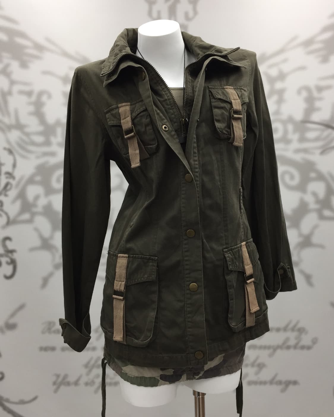 Grunge double zip jacket 상품이미지7