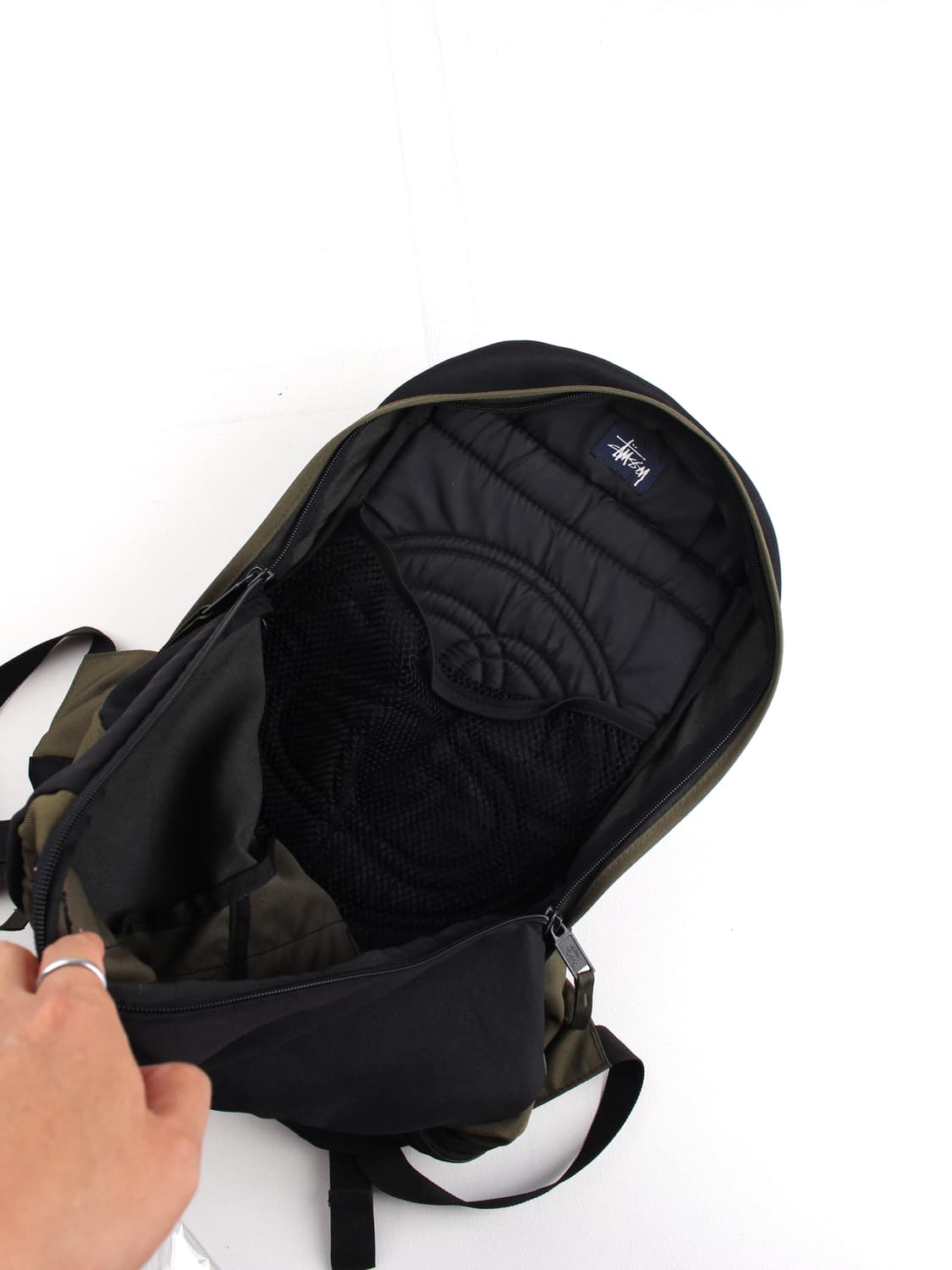 90s 스투시 셰브링 백팩 상품이미지2