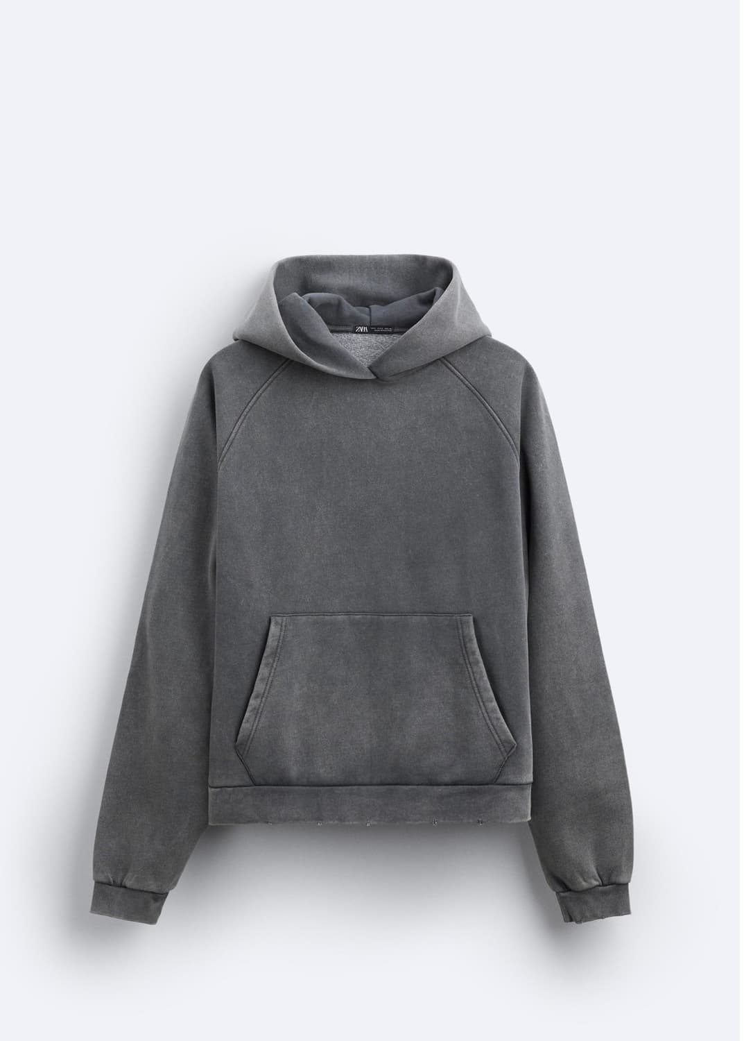 자라 zara 박시핏 boxy fit 크롭 후드 상품이미지1