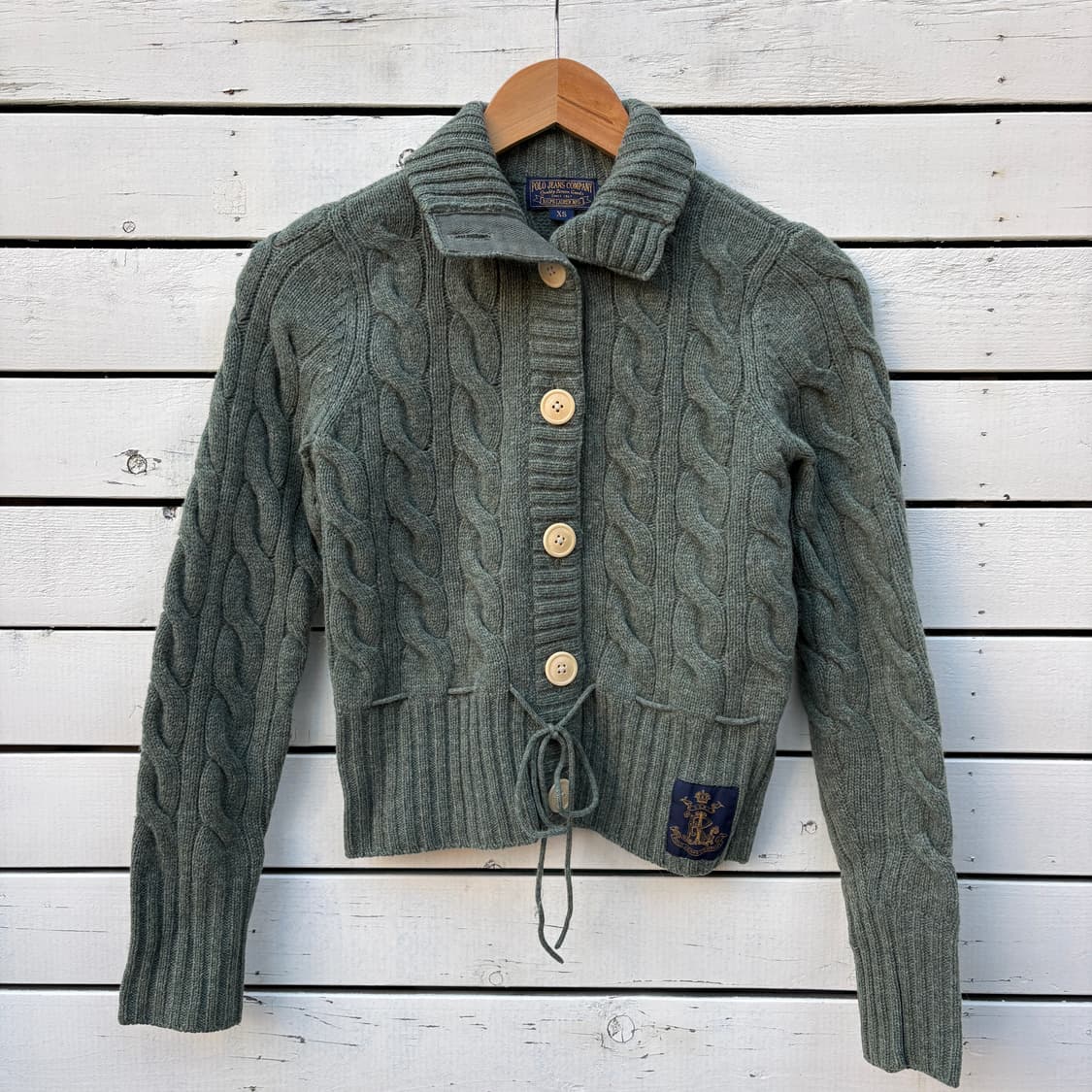 Polo 폴로 진스 울 니트 가디건 상품이미지1