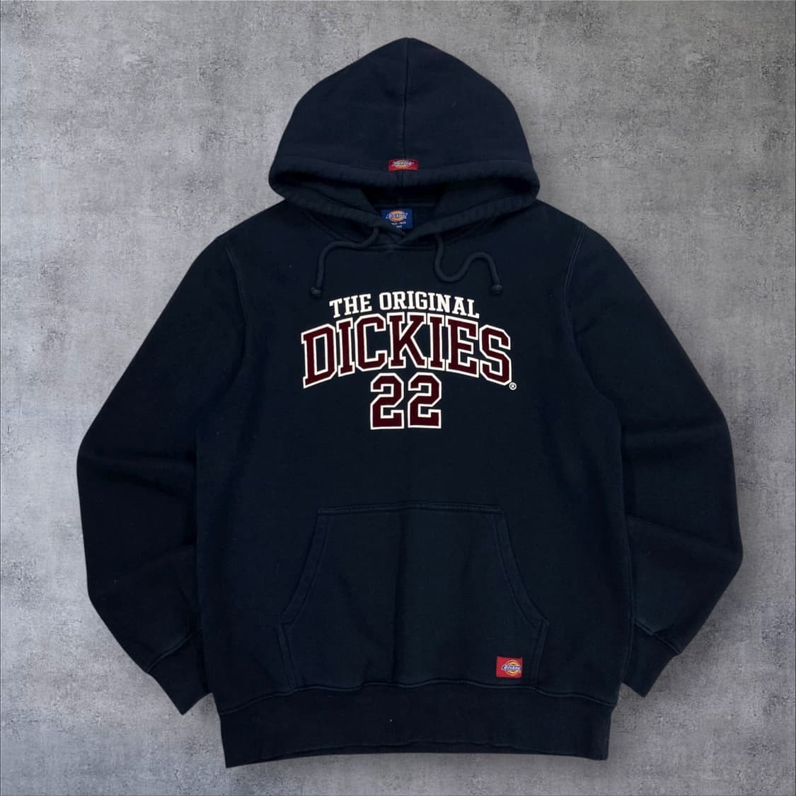 디키즈 네이비 컬러 스펠아웃 빅로고 후드티 상품이미지1