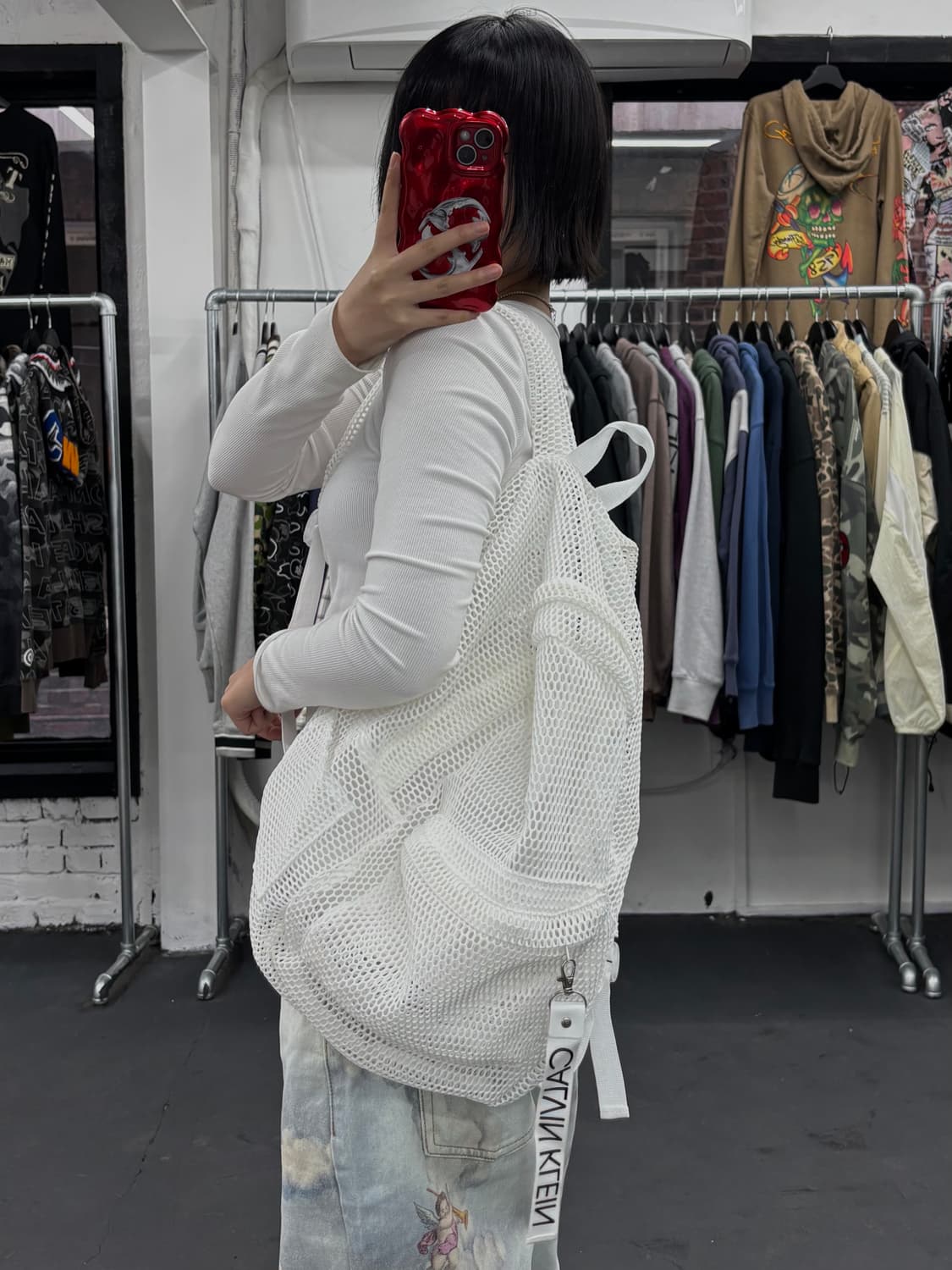 캘빈클라인 네트 백팩 상품이미지2