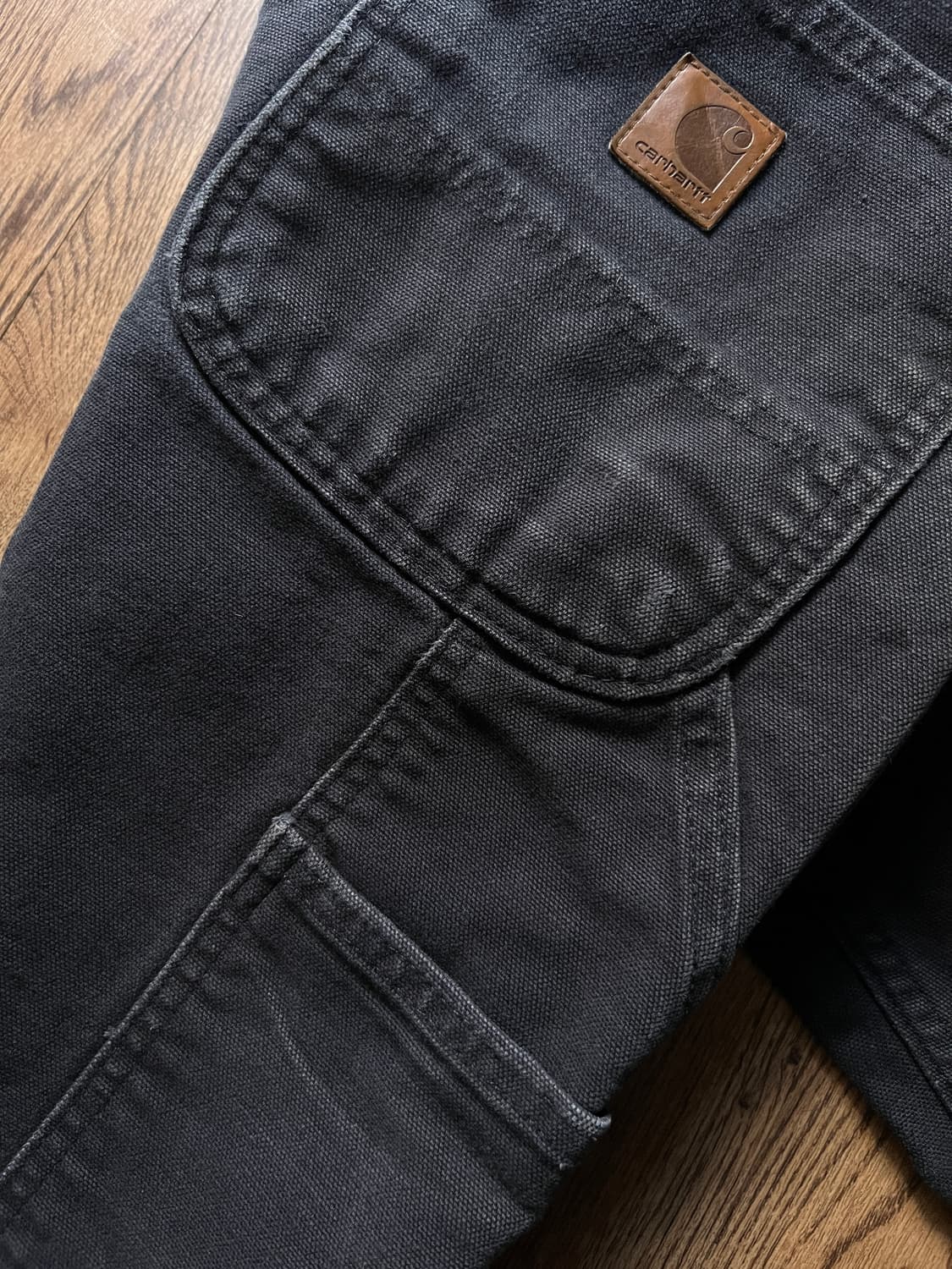 [34]칼하트 USA 빈티지 워싱 미드나잇 네이비 싱글니 카펜터 워크팬츠 상품이미지8