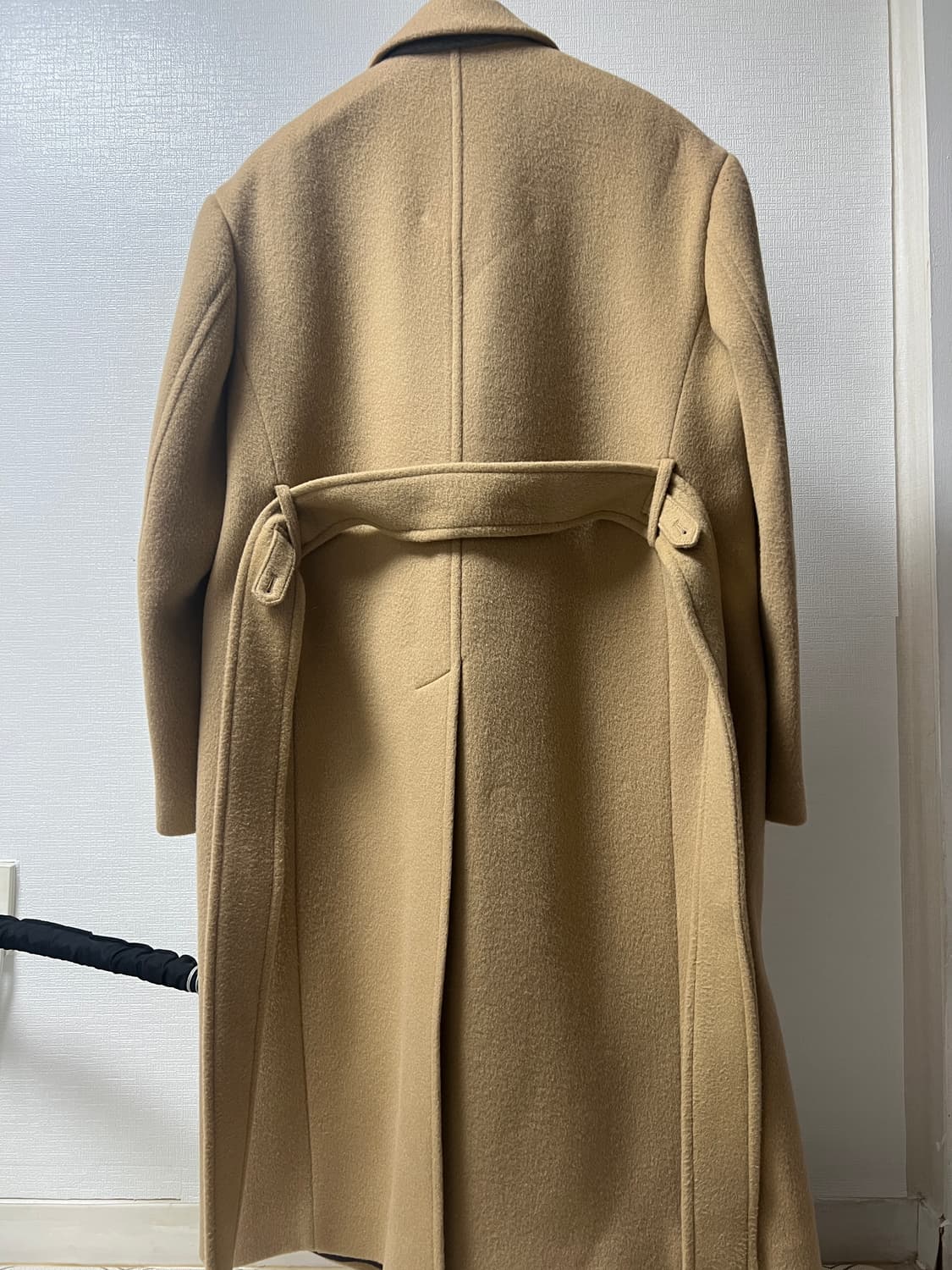 이에이 wrap 더블 오버코트 카멜 m 상품이미지2