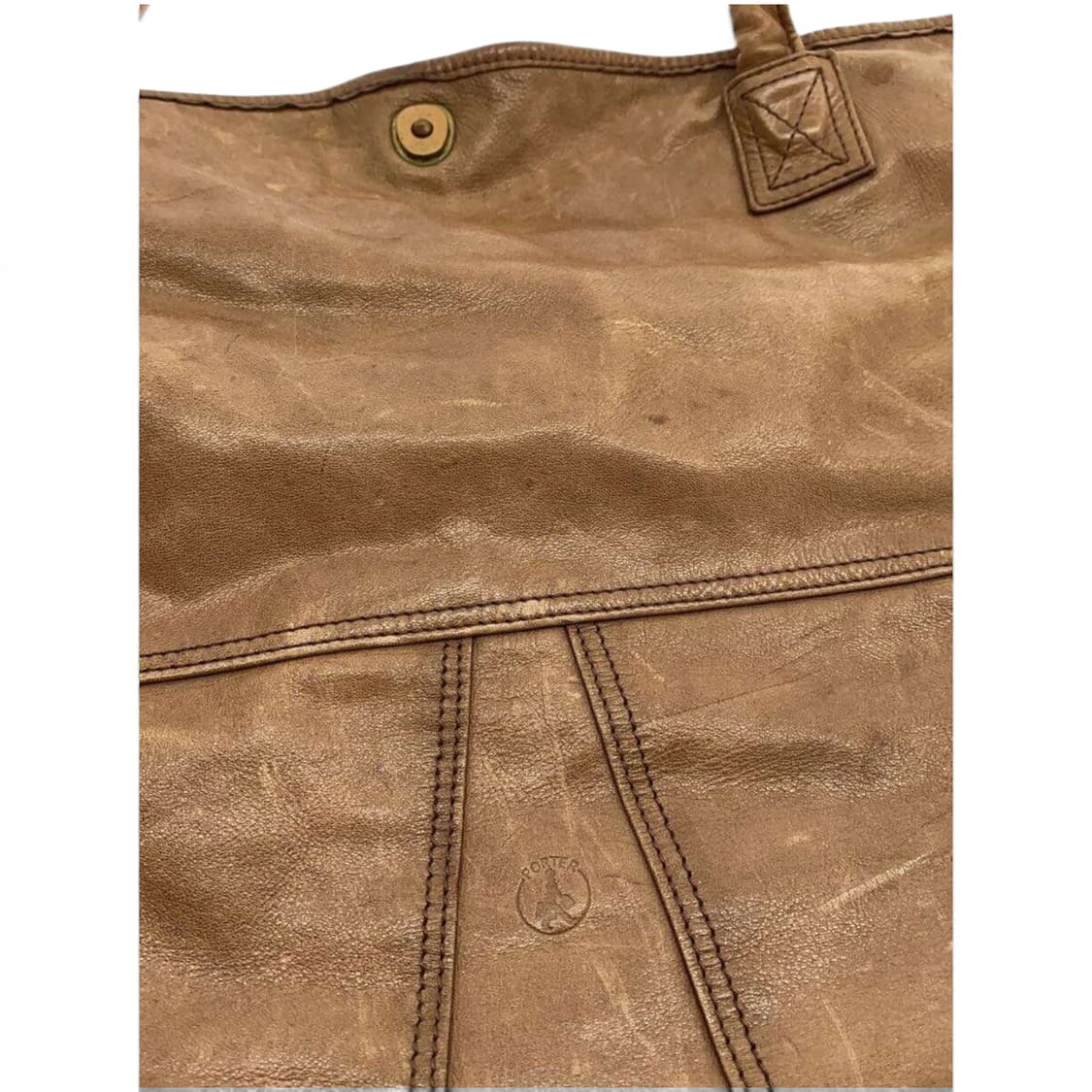 요시다 포터 소가죽 브라운 토트백 상품이미지7