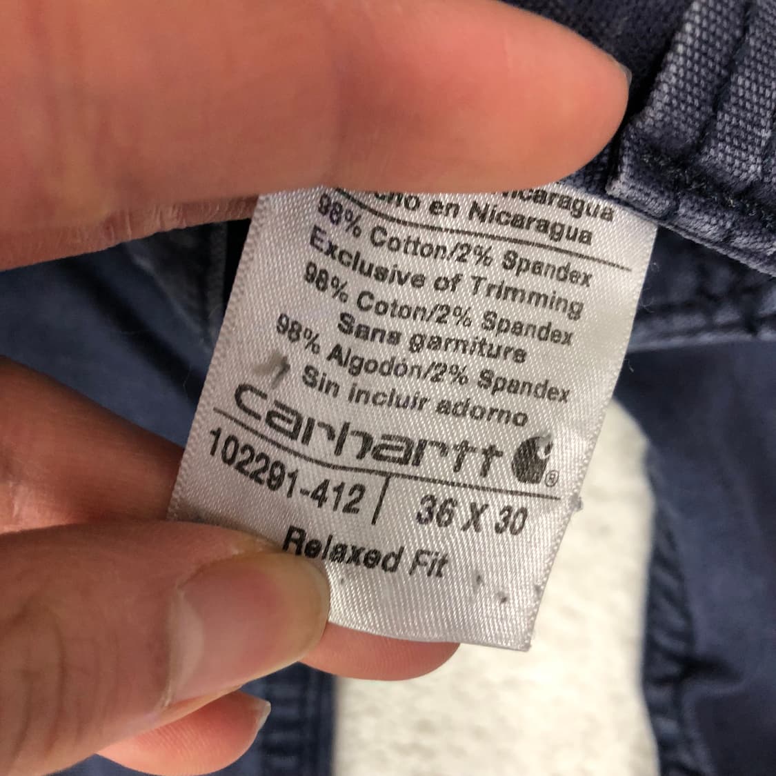 칼하트 프렌치맛 워크팬츠  상품이미지7