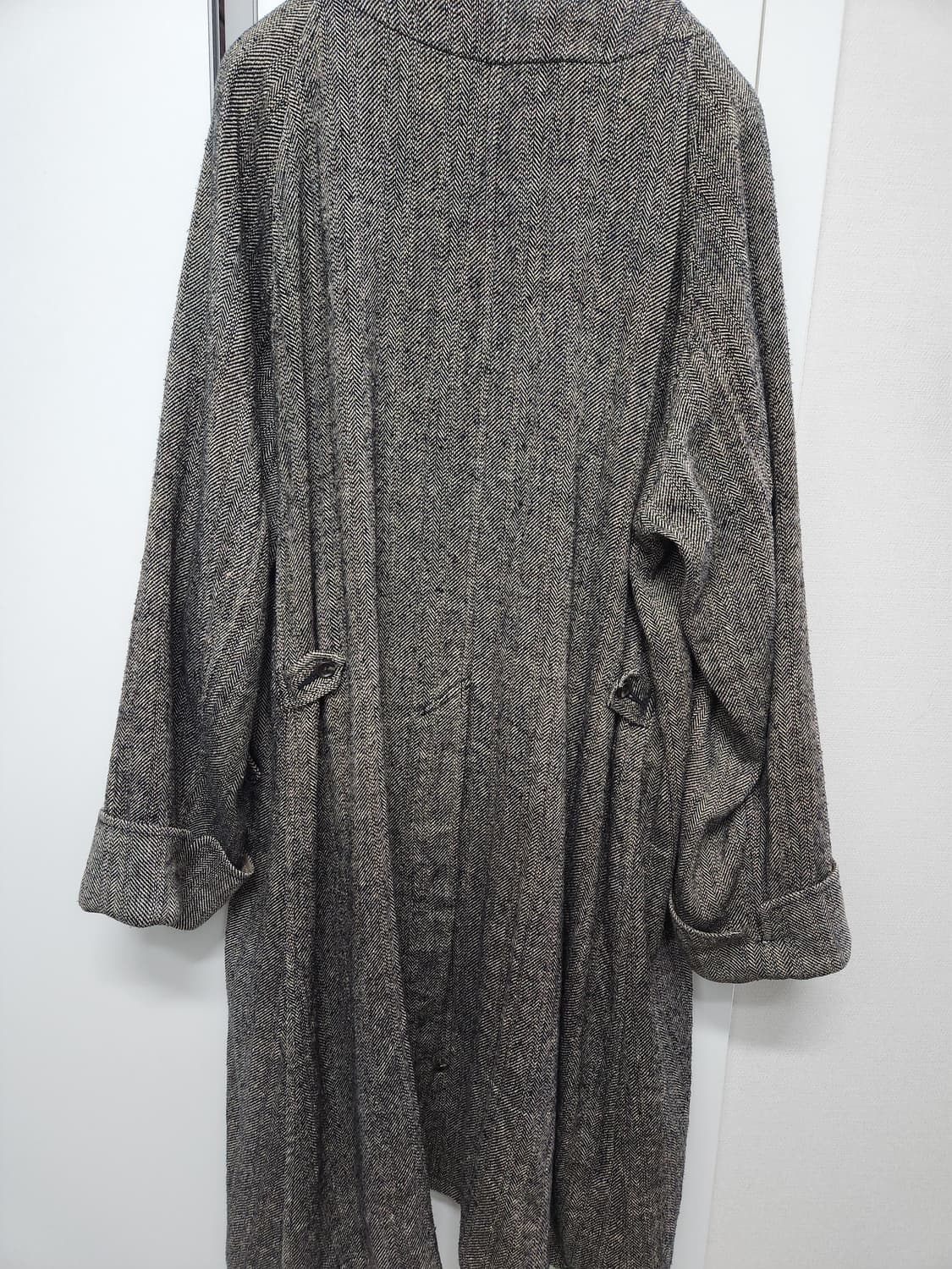 올드조 old joe 실크넵 헤링본 더스터 코트(샘플세일상품) 38 상품이미지2