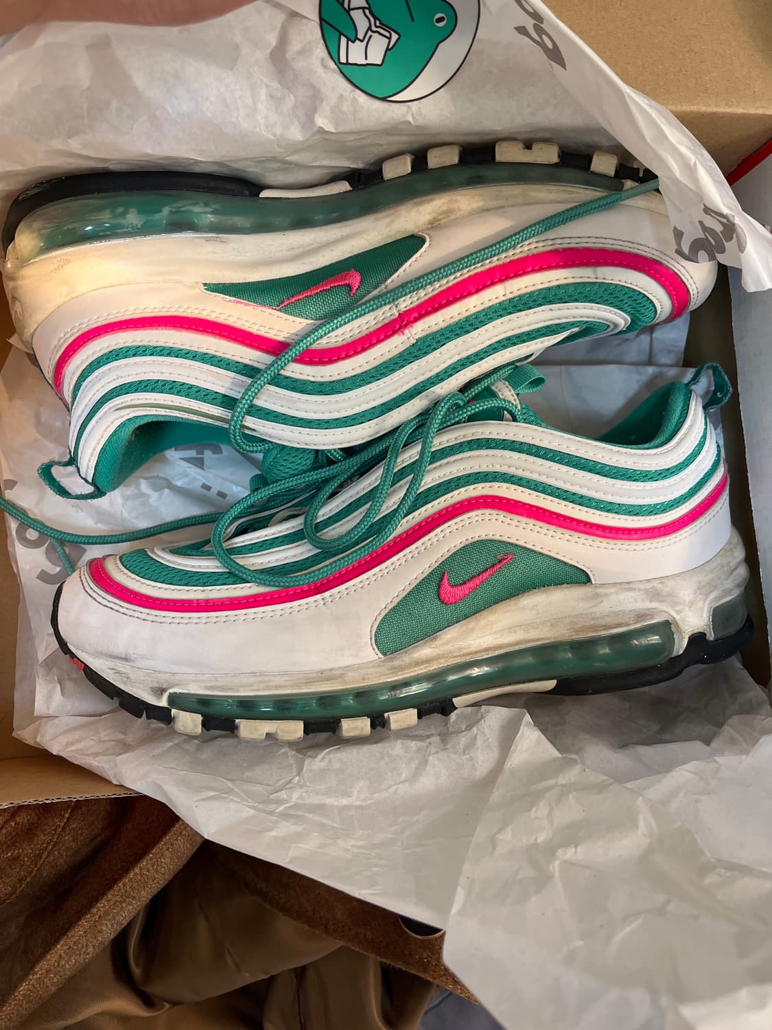 나이키 에어맥스 97 사우스비치 255mm 상품이미지2