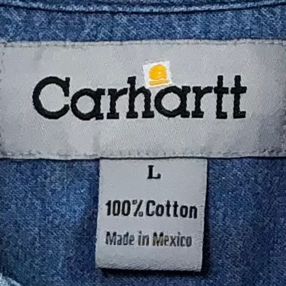 XL 칼하트 데님 셔츠  상품이미지3