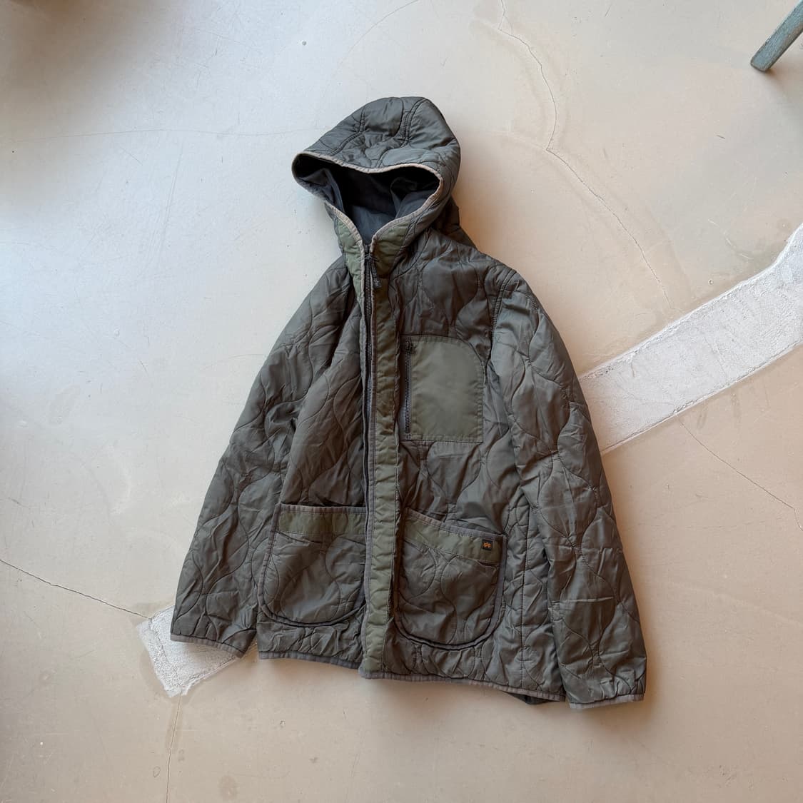 알파 인더스트리 퀼팅 라이너 자켓 상품이미지1