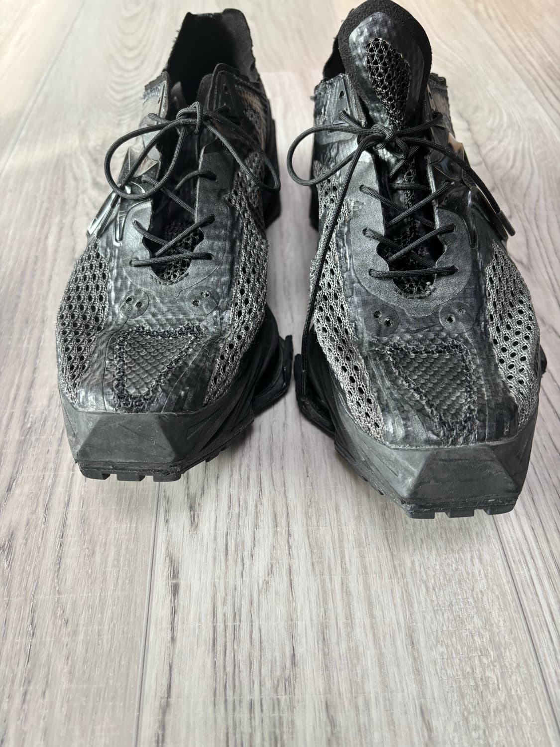 [260/하자] 나이키 mmw 004 트리플블랙 상품이미지5