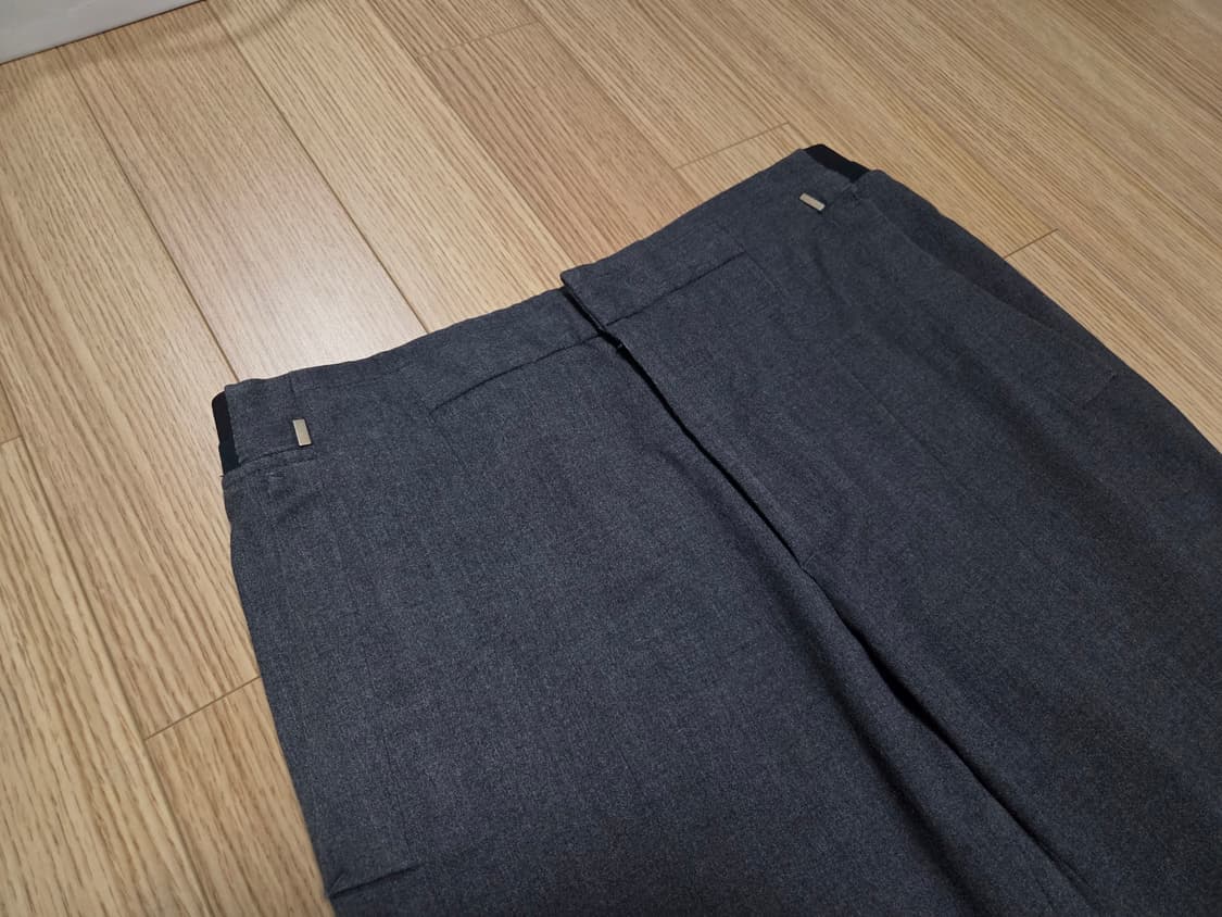 시스템 옴므 그레이 밴딩 슬랙스 팬츠 상품이미지3