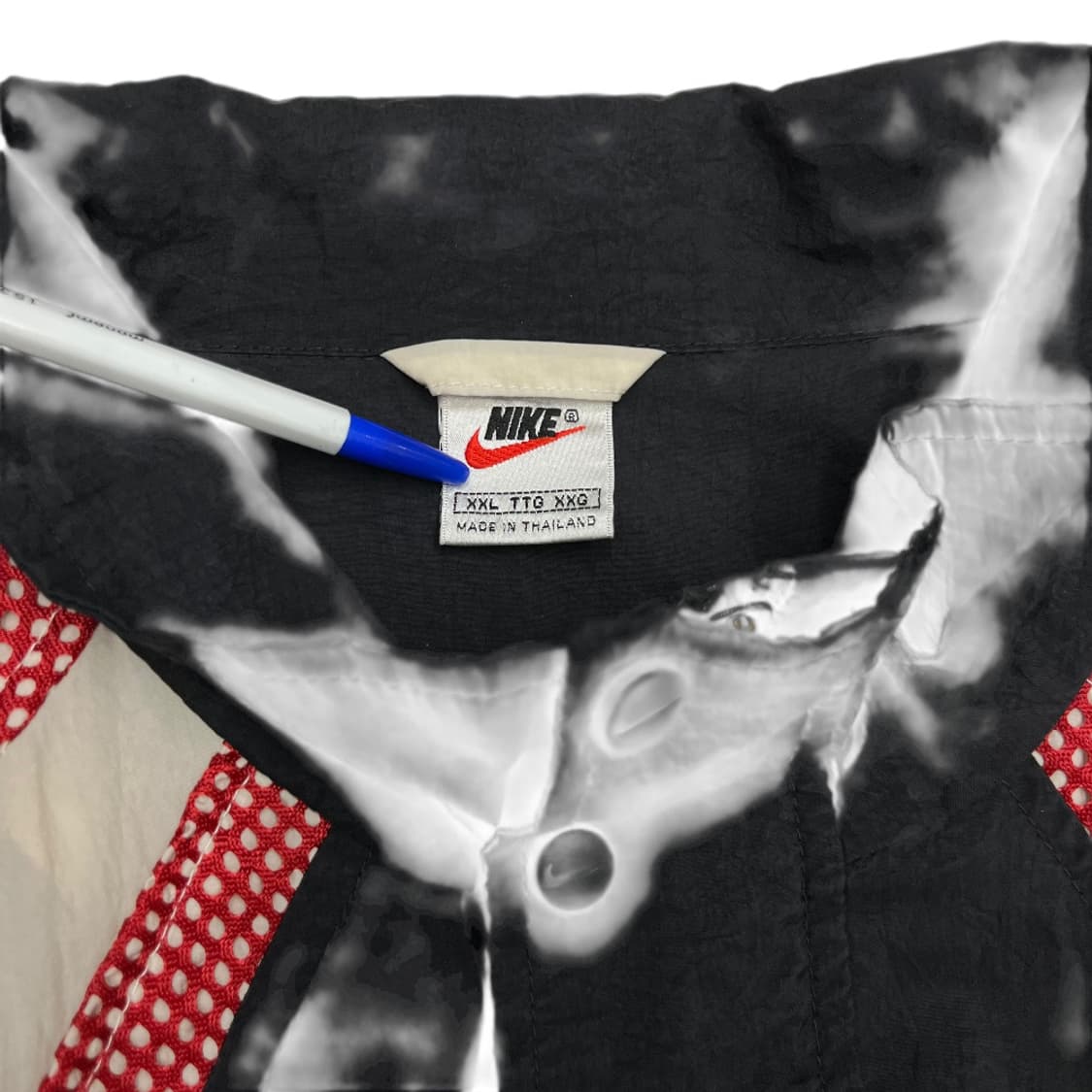 나이키 올드스쿨 레드 스우시 블랙 바람막이 XXL 상품이미지7