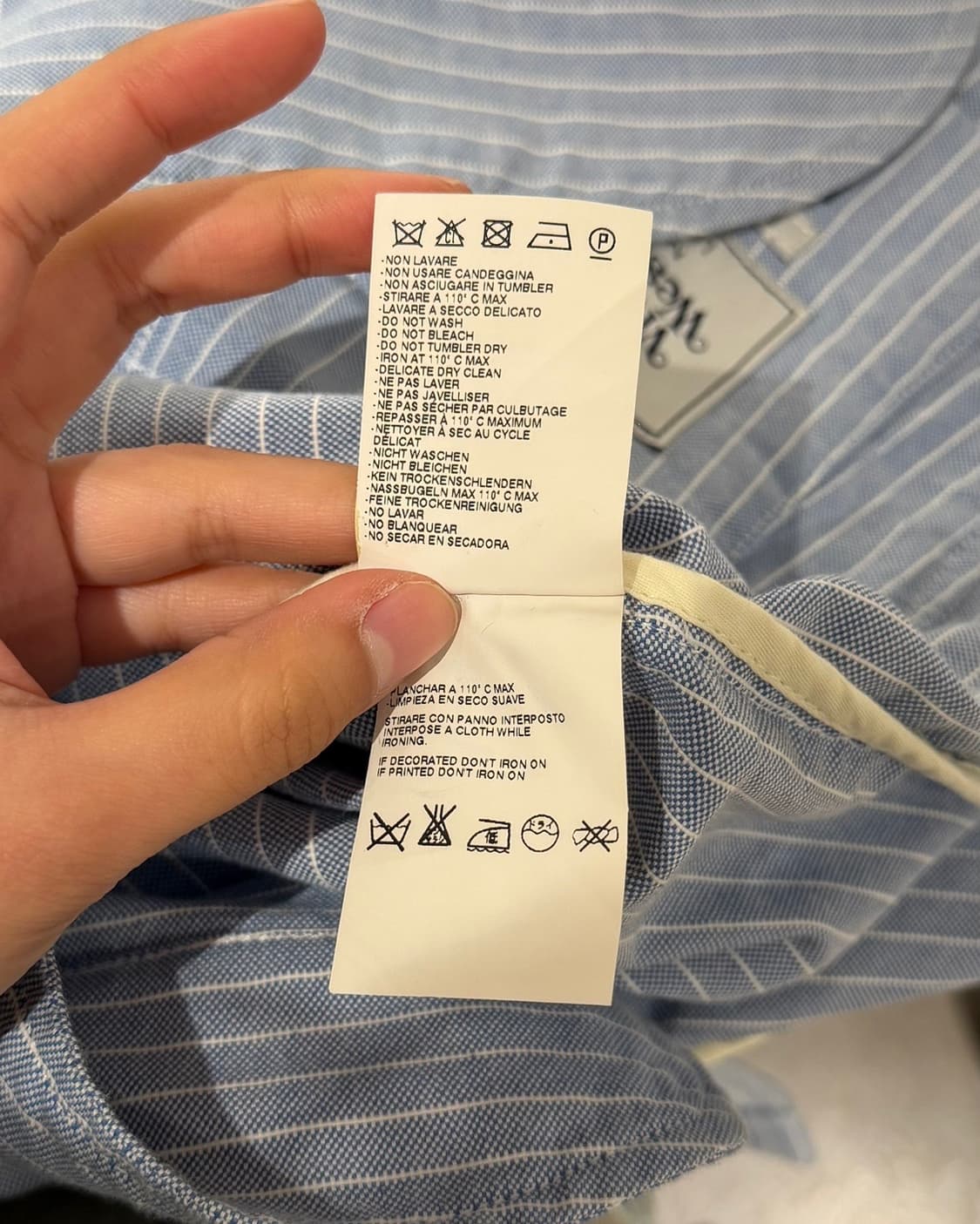 비비안웨스트우드 맨 블루 스트라이프 블레이저 상품이미지9