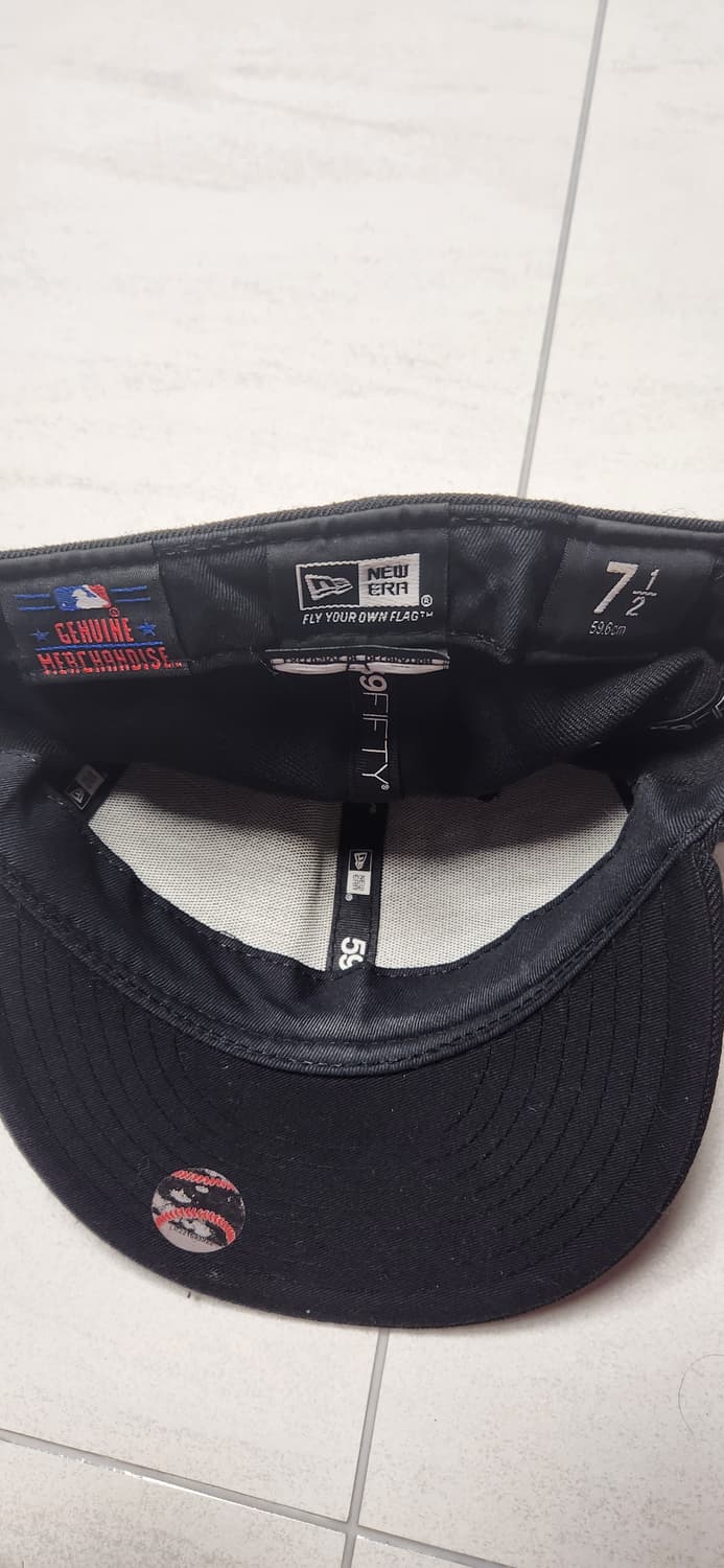 7½ 뉴에라 LA다져스 올 블랙 스냅백 상품이미지6