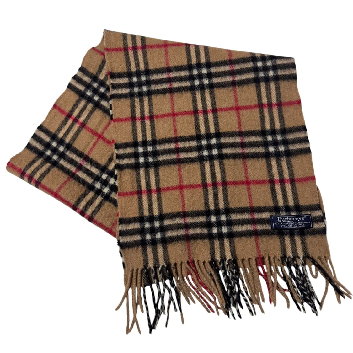 정품 버버리 캐시미어 노바체크 머플러 상품이미지3