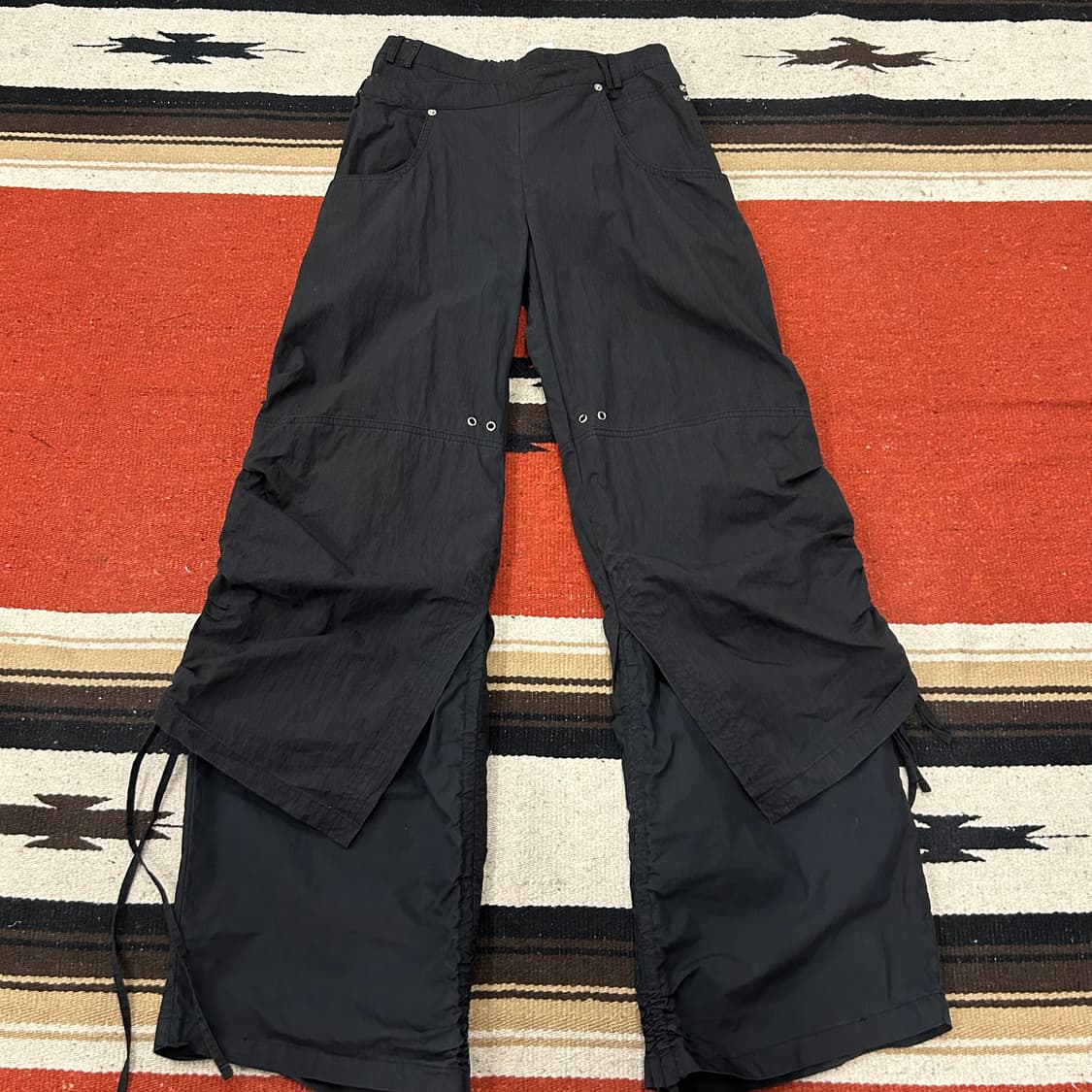 Nache 나체 레이어드 웨이스트 본디드 팬츠 상품이미지1