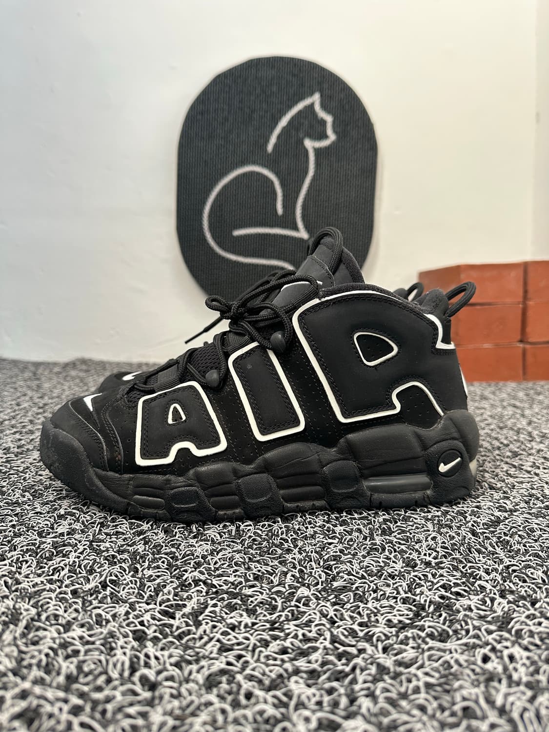 나이키 에어 모어 업템포 블랙 245 상품이미지2