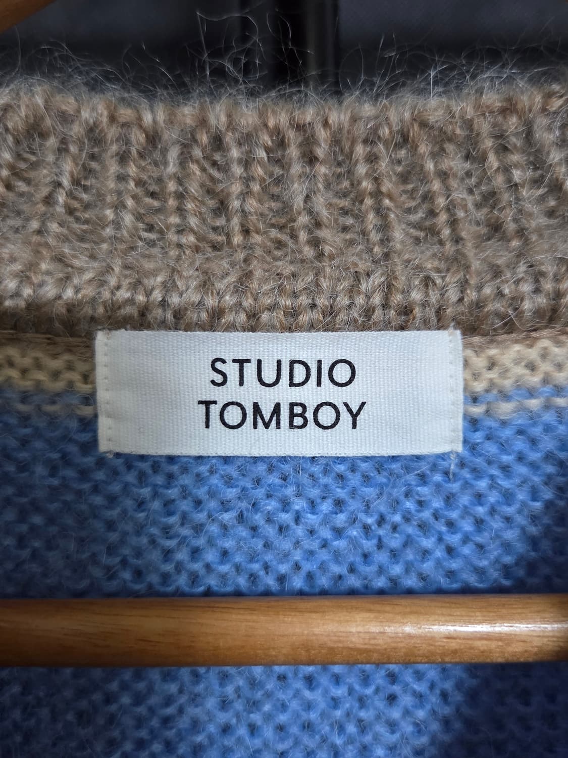 [스튜디오 톰보이] 모헤어 컬러블럭 풀오버 니트 | 00194 상품이미지3