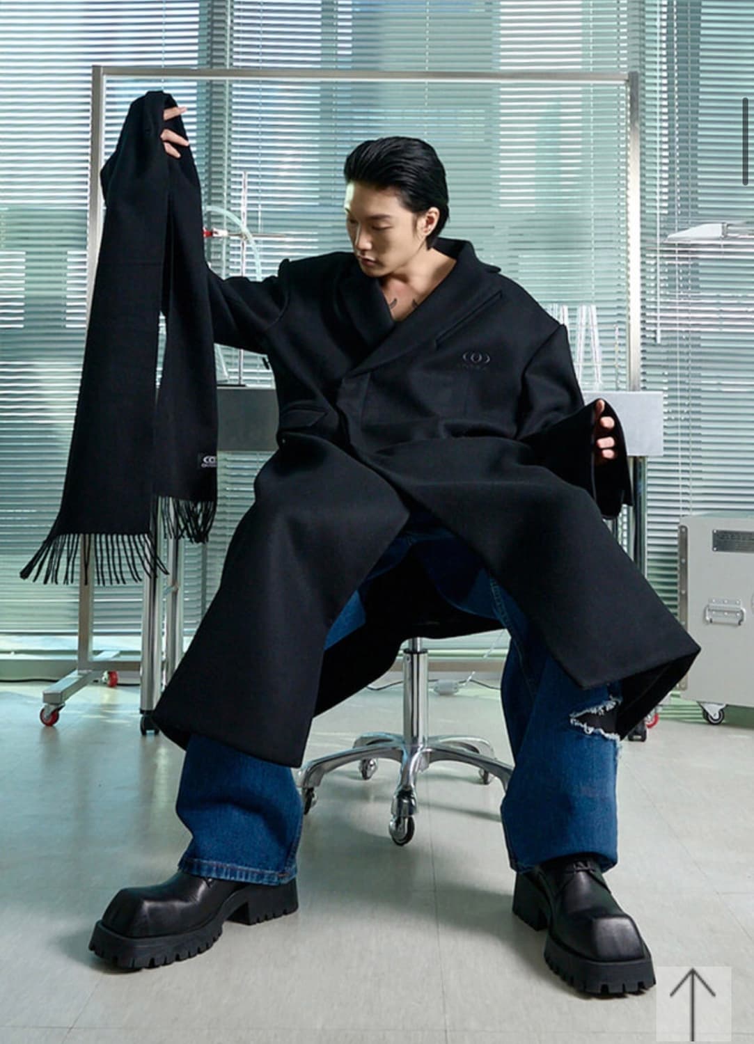 csc 시비젼 스카프 코트 1 상품이미지4