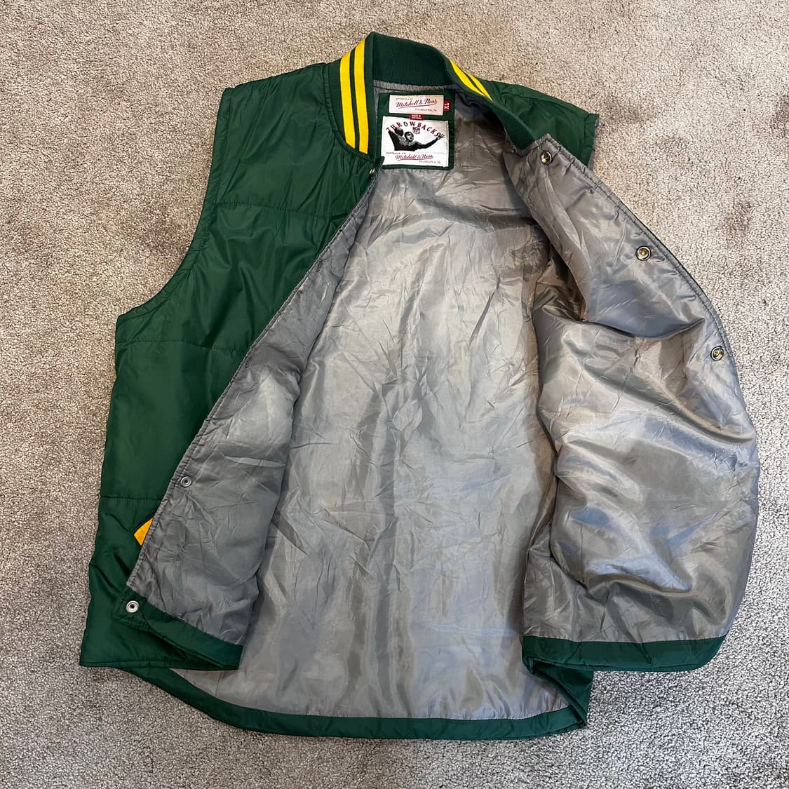 빈티지 NFL 그린베이 패커스 푸퍼 베스트XL 상품이미지3