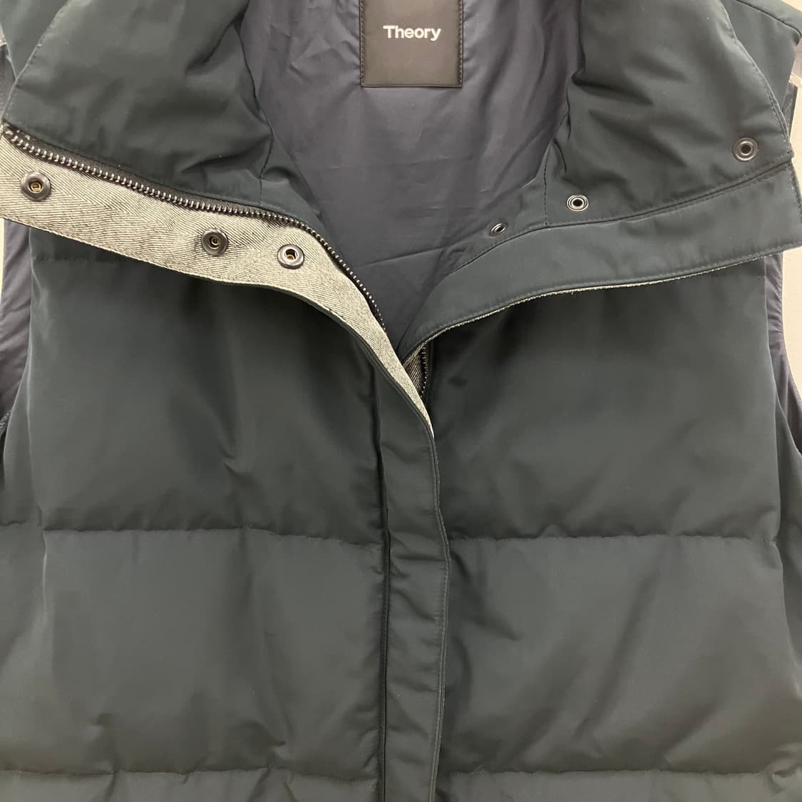 띠어리 롱 패딩 베스트M 상품이미지5