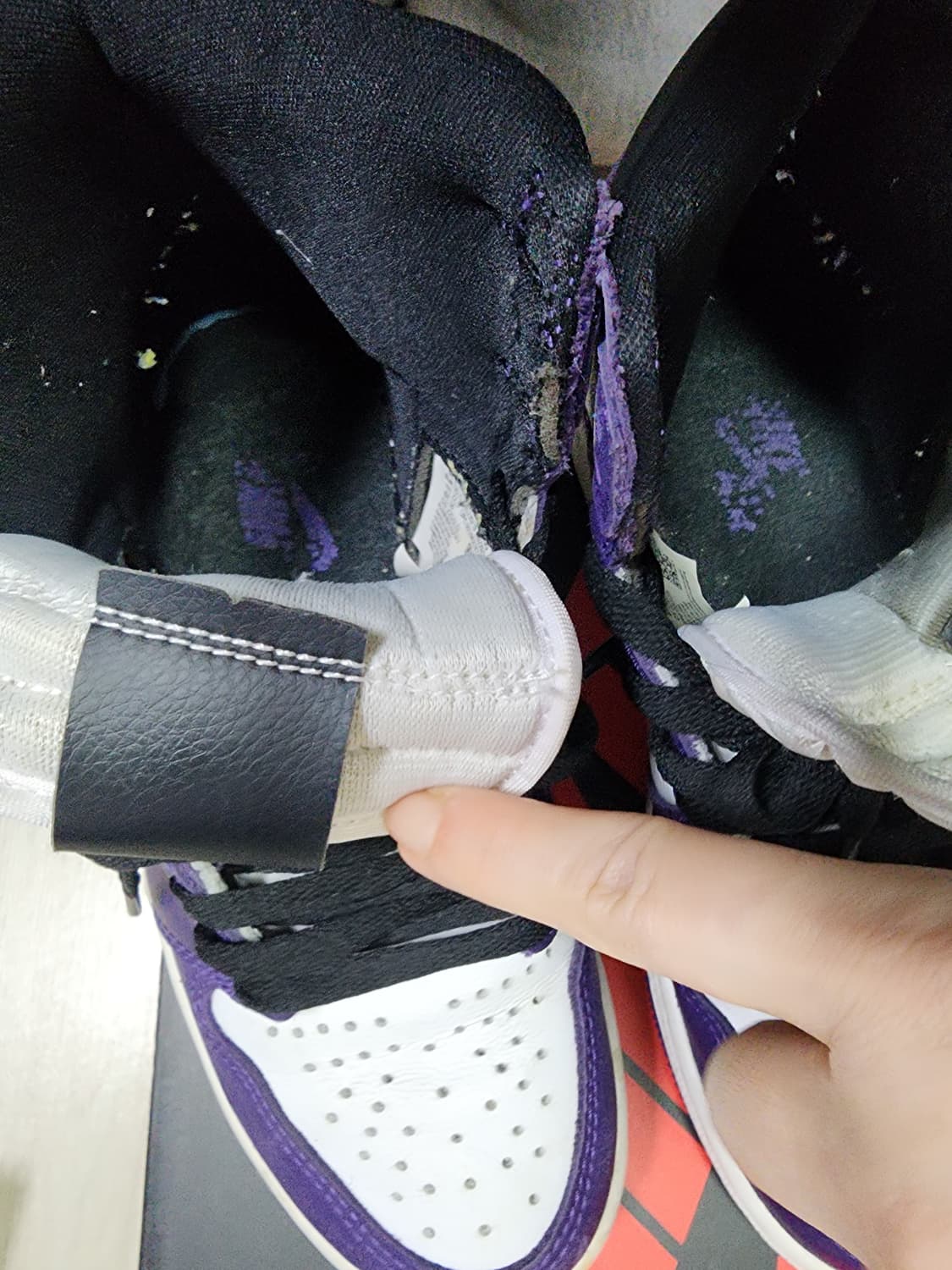 조던 1 레트로 하이 OG 코트 퍼플 2020 225 상품이미지2