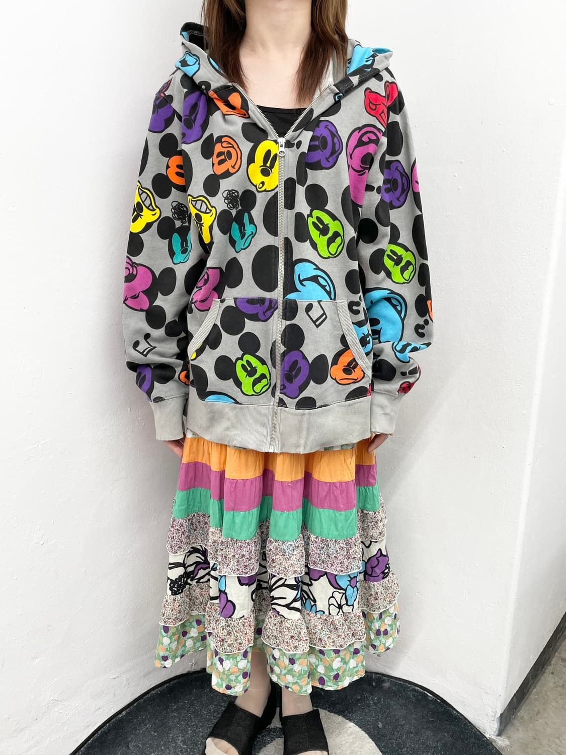 하구미 모리 패치 캉캉 스커트 상품이미지3