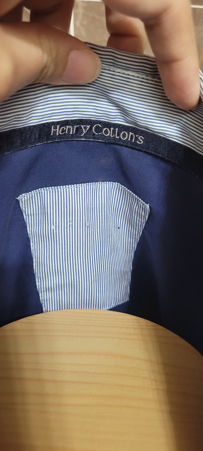 (남성105사이즈)헨리코튼 스트라이프 셔츠 상품이미지7