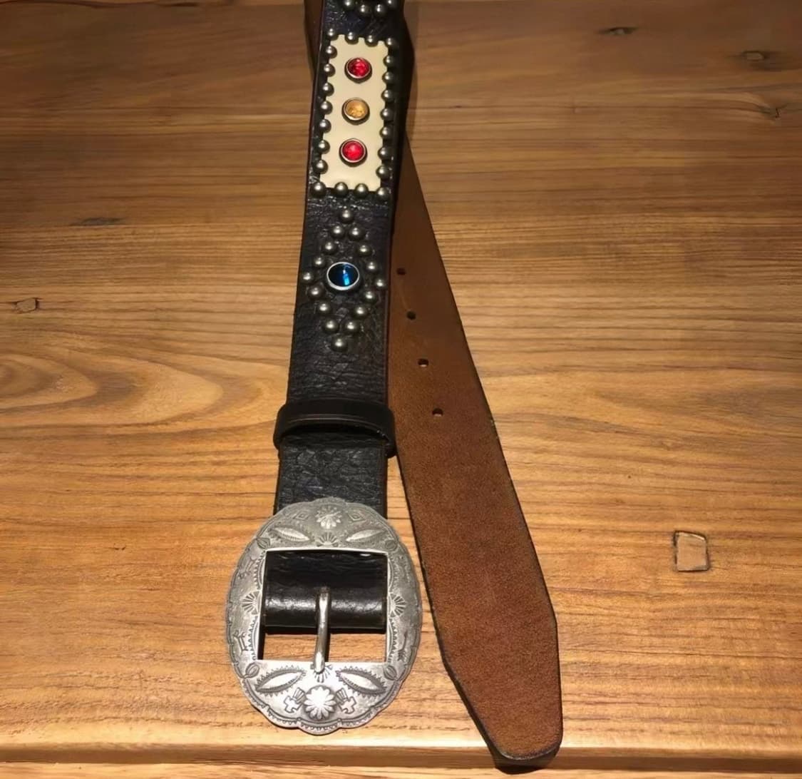 빈티지 더블알엘 RRL스타일 젬스톤 벨트  상품이미지2