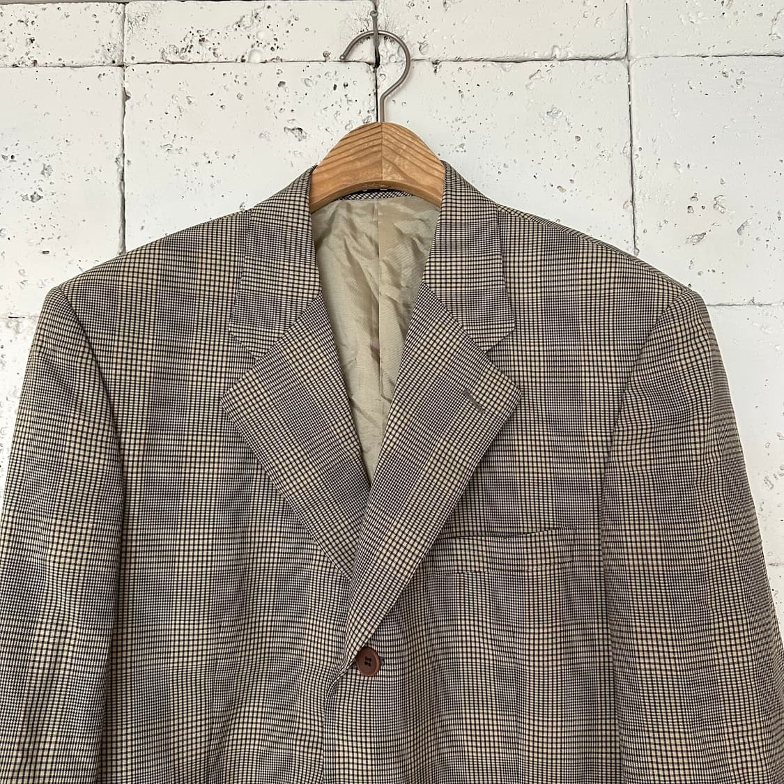 100 YSL 입생로랑 체크 블레이저 상품이미지2