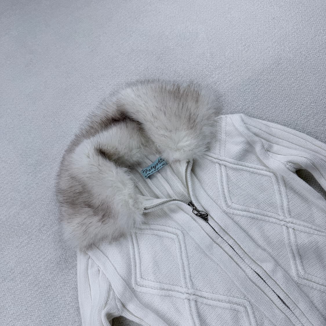 페일제이드 컬러퍼지 니트집업 상품이미지3