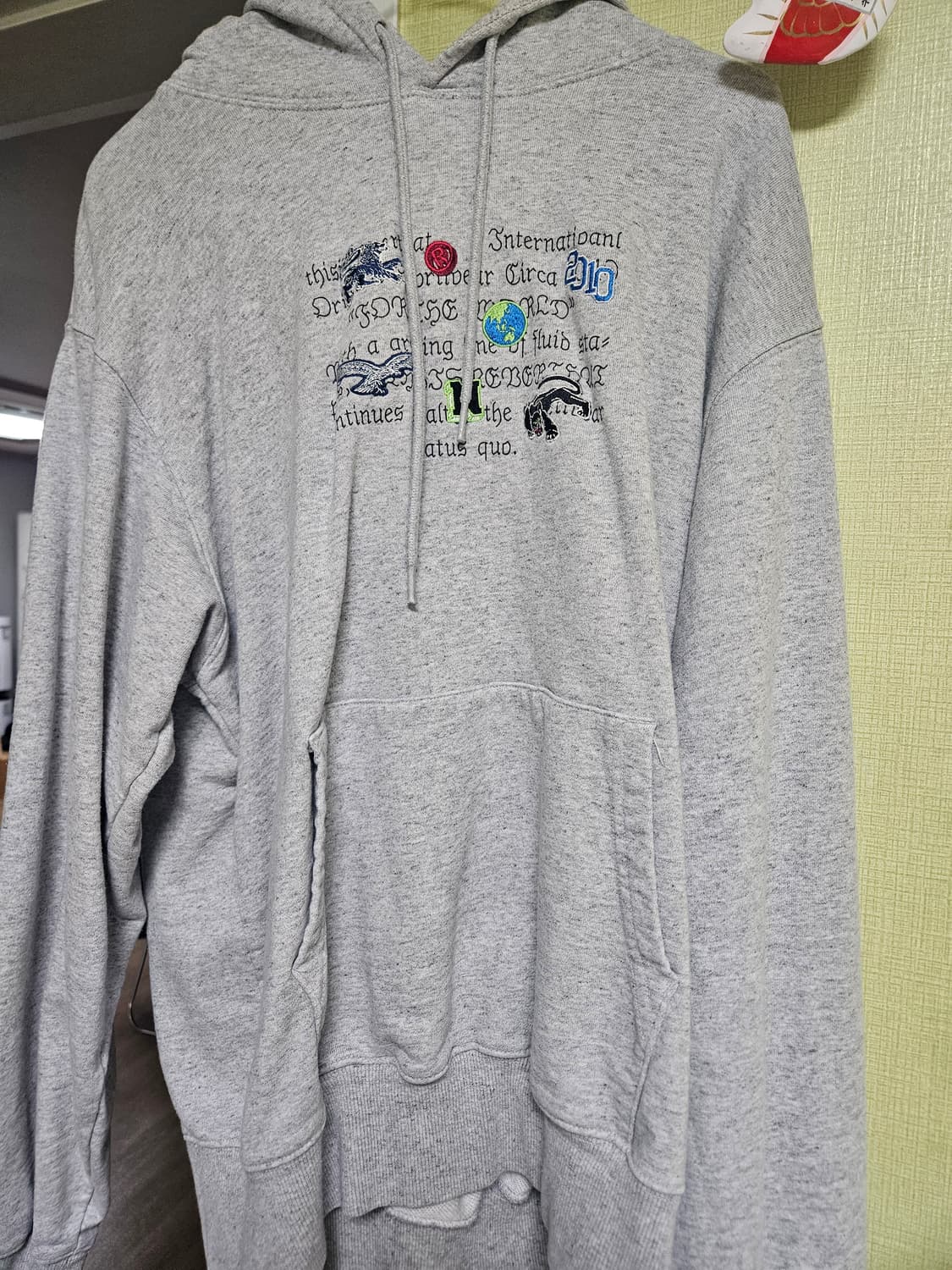 디스이즈네버댓 자수 후드티 M 상품이미지1