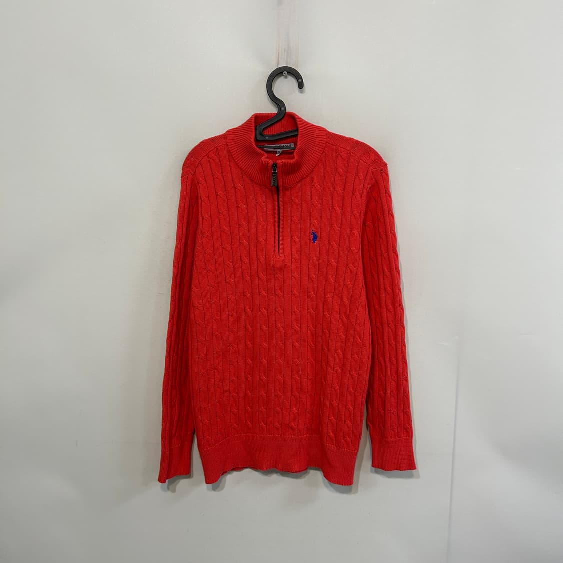 폴로 아센 남성 니트 반집업 105 상품이미지1