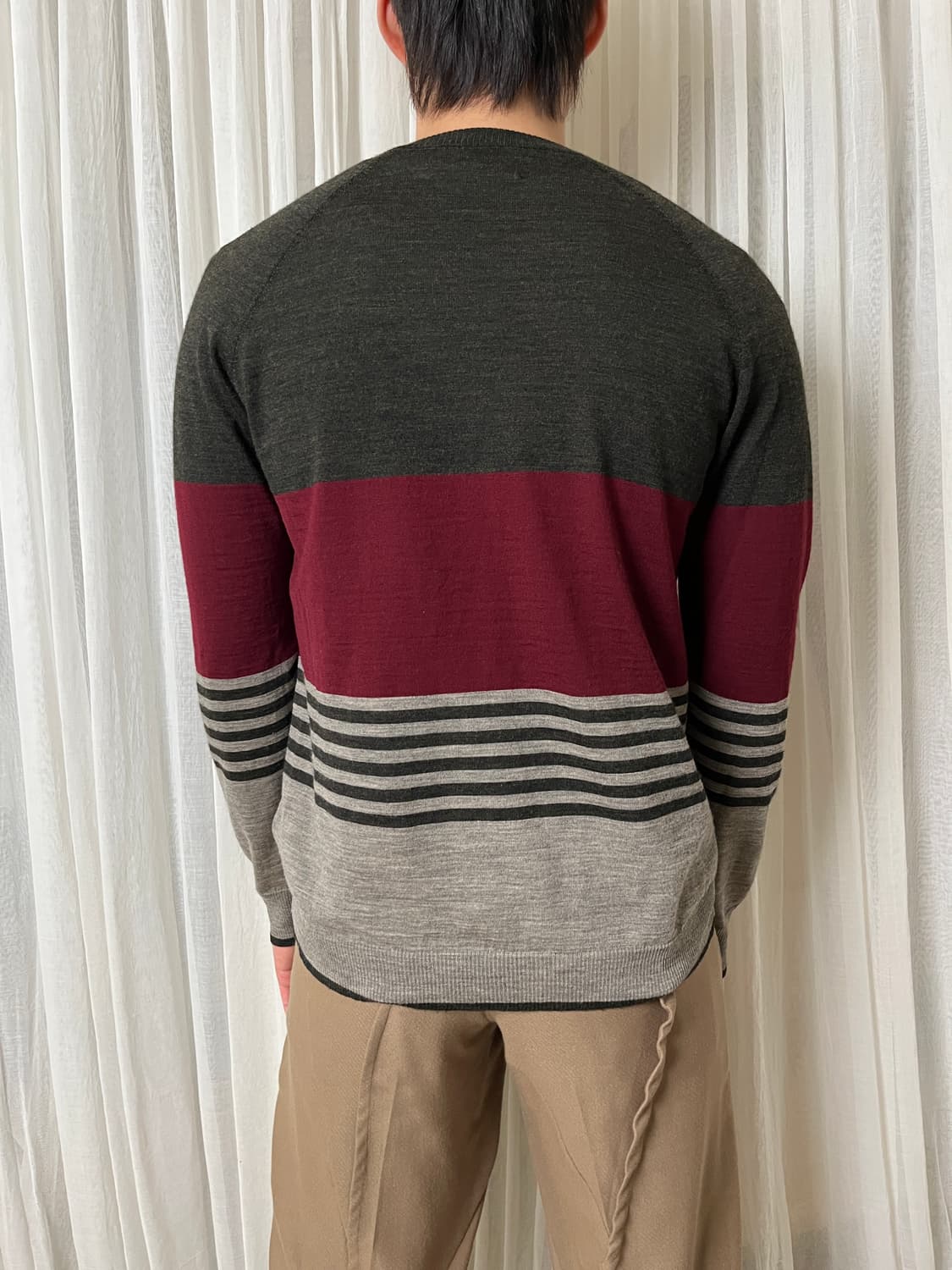 언더커버 미들핑거 스트라이프 니트 Undercover  상품이미지2