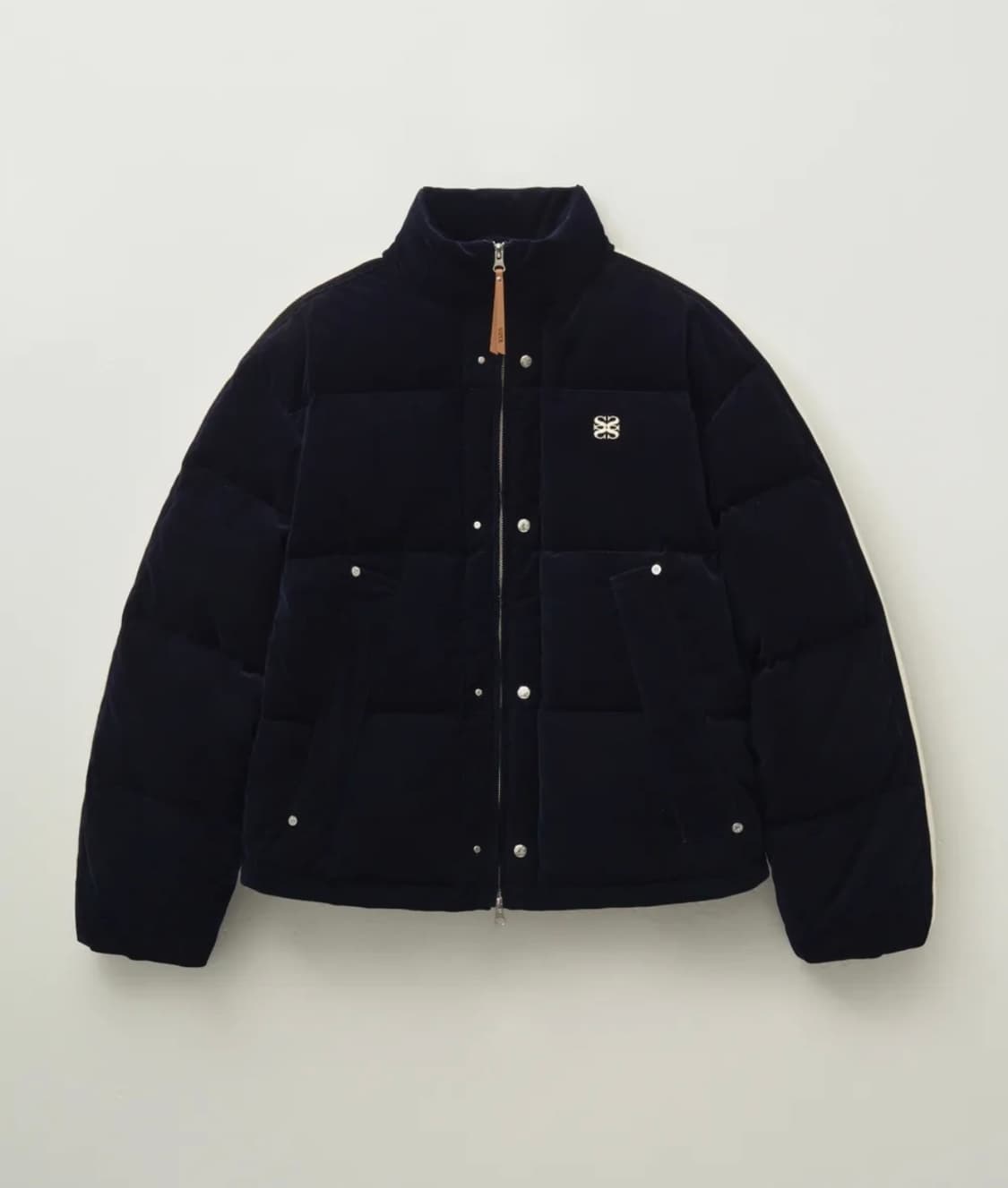 세터 로턴 코듀로이 덕다운 패딩 네이비 새상품급 S 상품이미지2