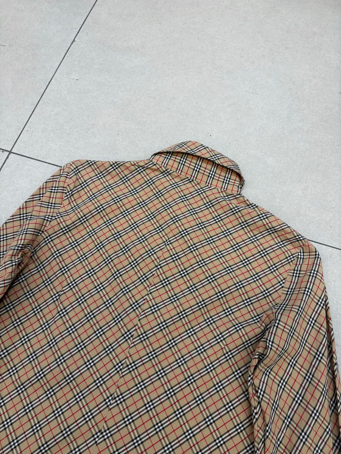 버버리 블루라벨 노바체크 셔츠 상품이미지6