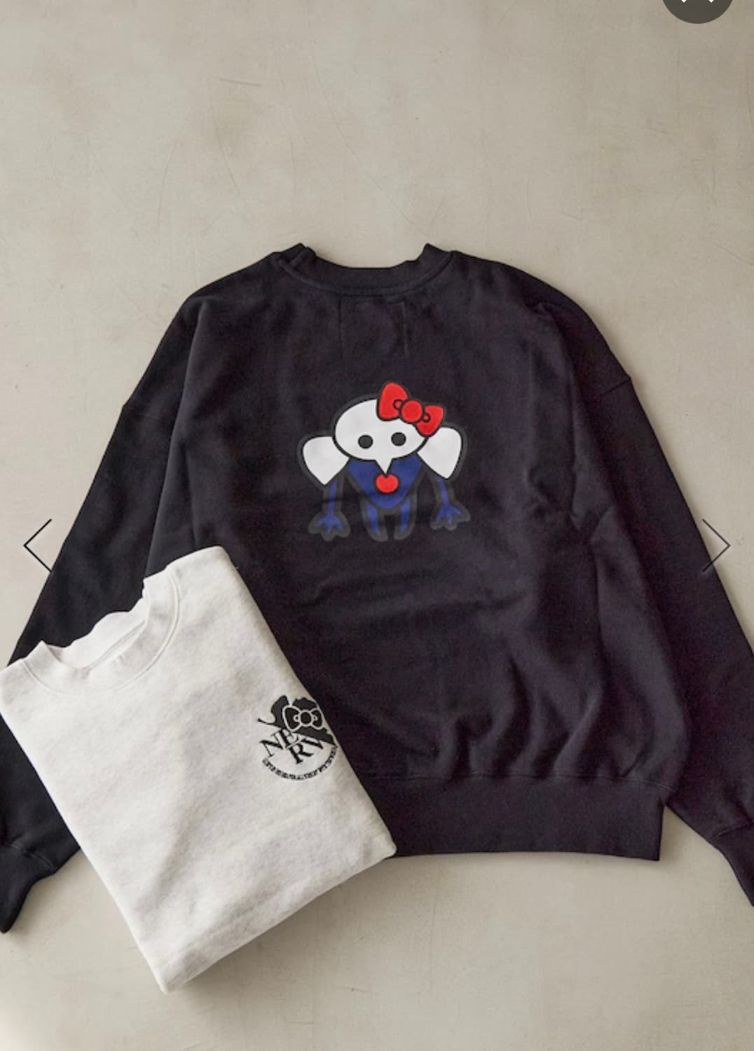 에반게리온 키티 콜라보 맨투맨 레이 아스카 사도 상품이미지9