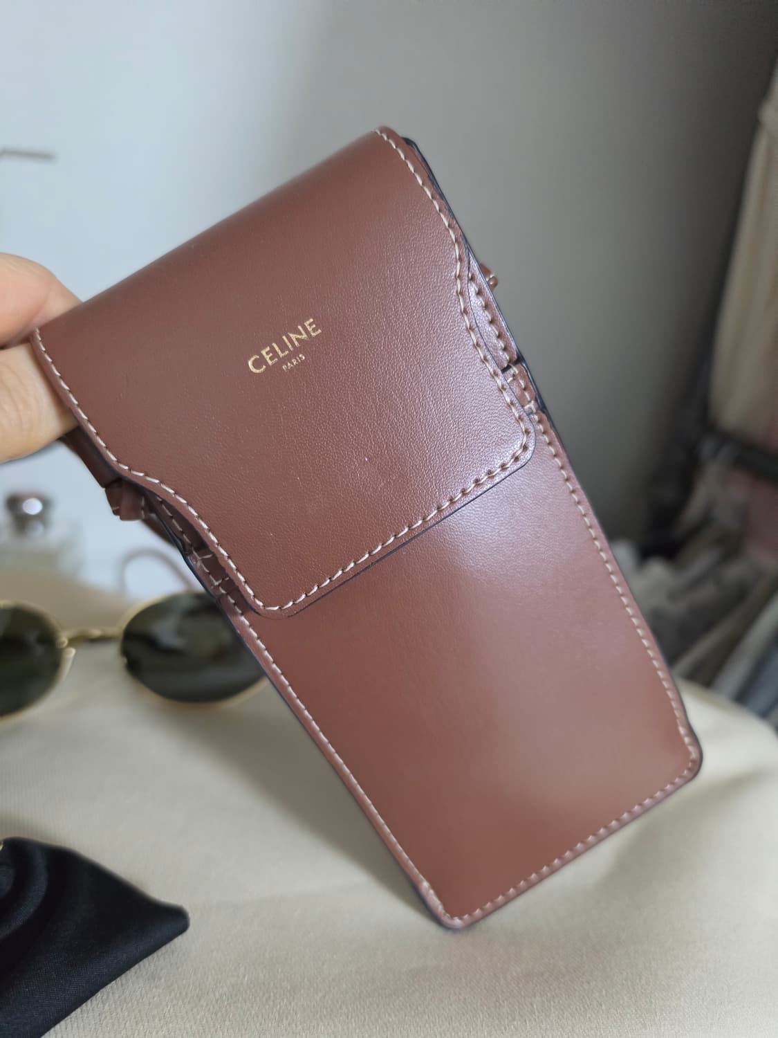 셀린느 트리옹프 선글라스 골드메탈 상품이미지4