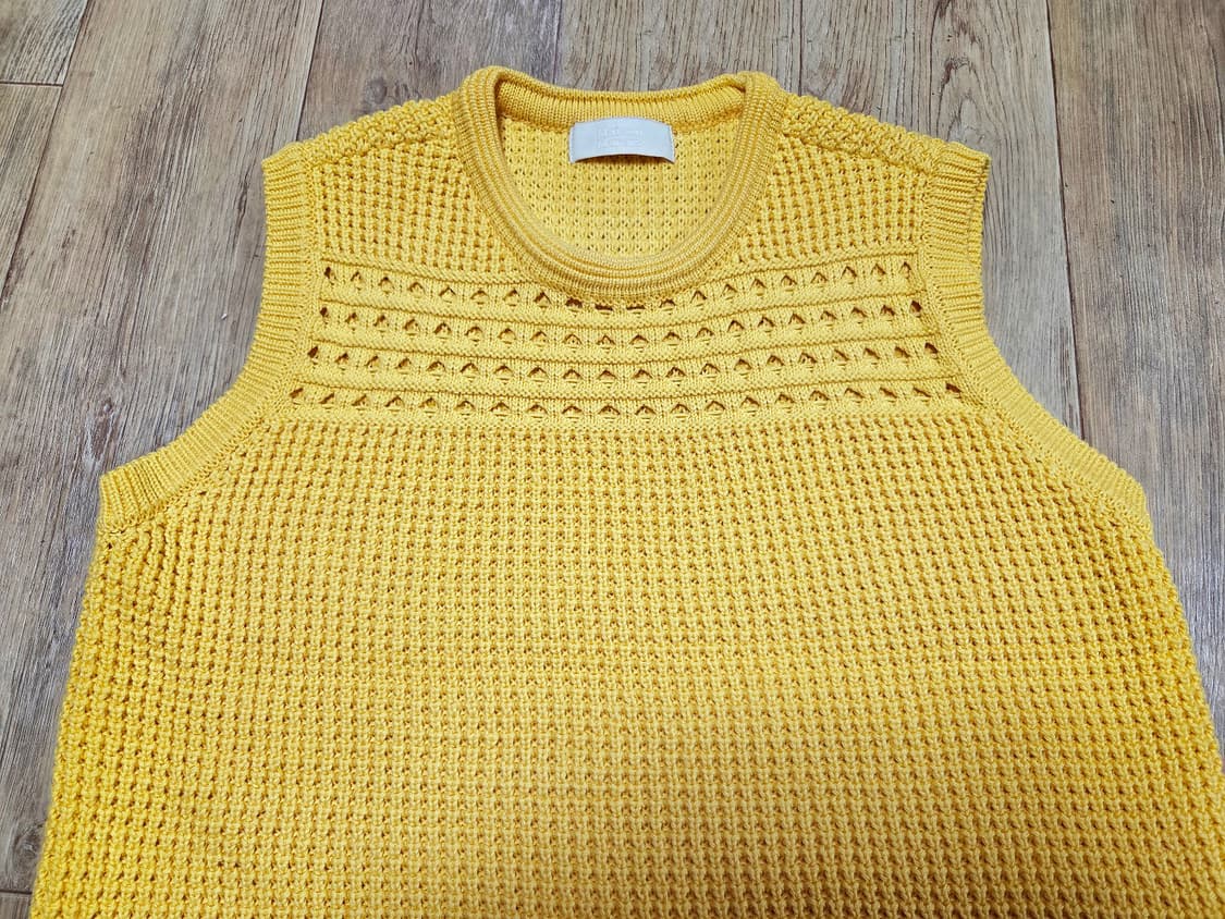 메종마레(maison marais) 옐로우 와플니트 프리사이즈 상품이미지3