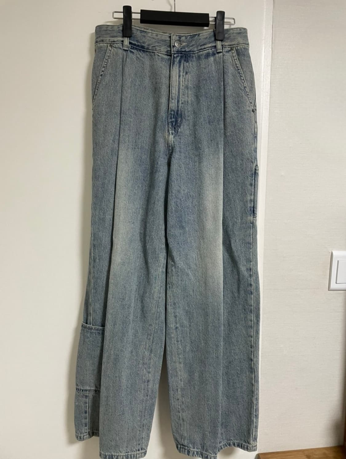 비긴202 원턱 와이드 카펜더 데님 팬츠 3 상품이미지1