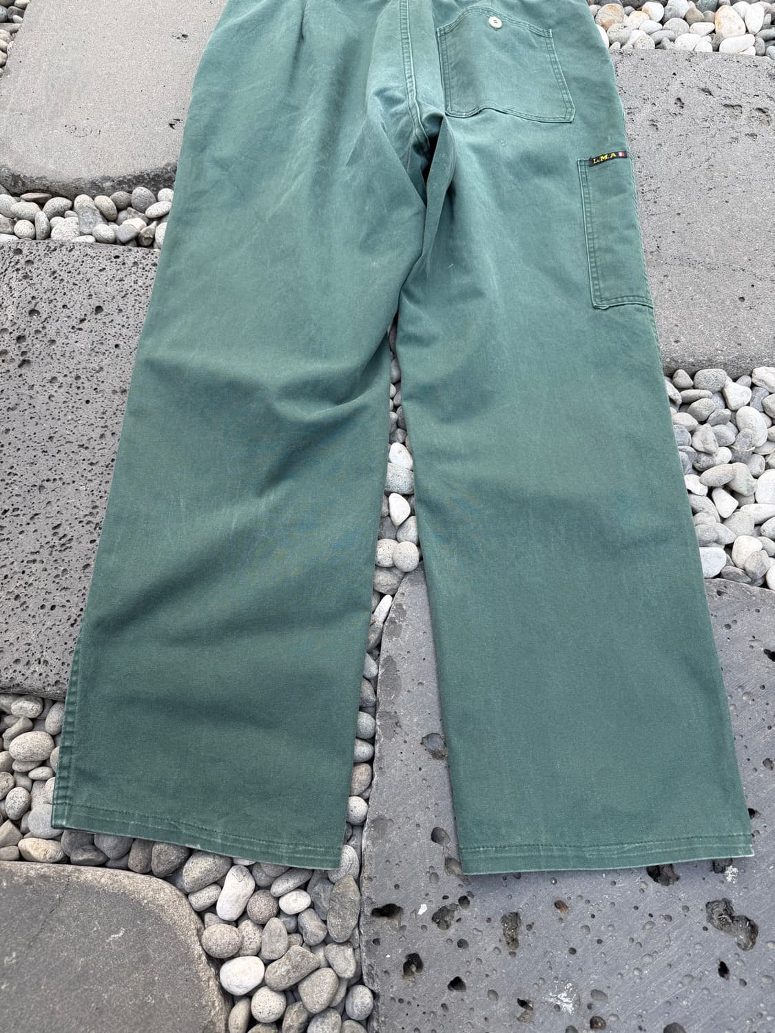 1980s L.M.A FRENCH WASHED 프렌치워크 와이드팬츠 상품이미지9