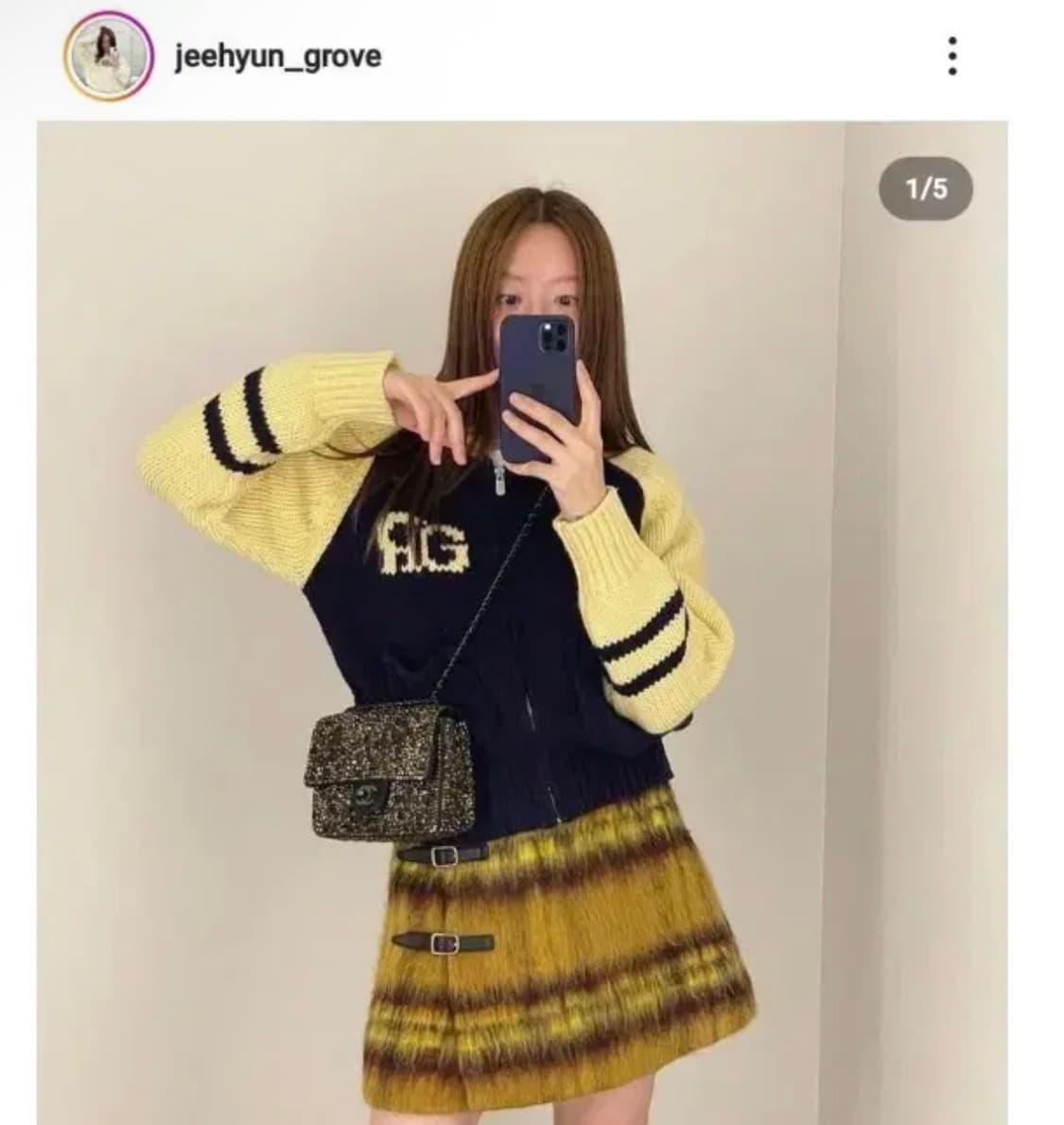 TLC 타탄체크 스커트 상품이미지1