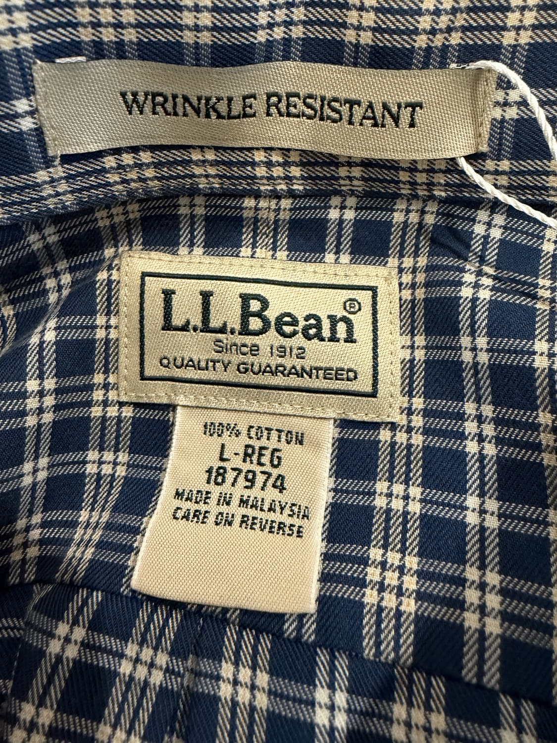 L.L.Bean 엘엘빈 체크 셔츠 상품이미지5