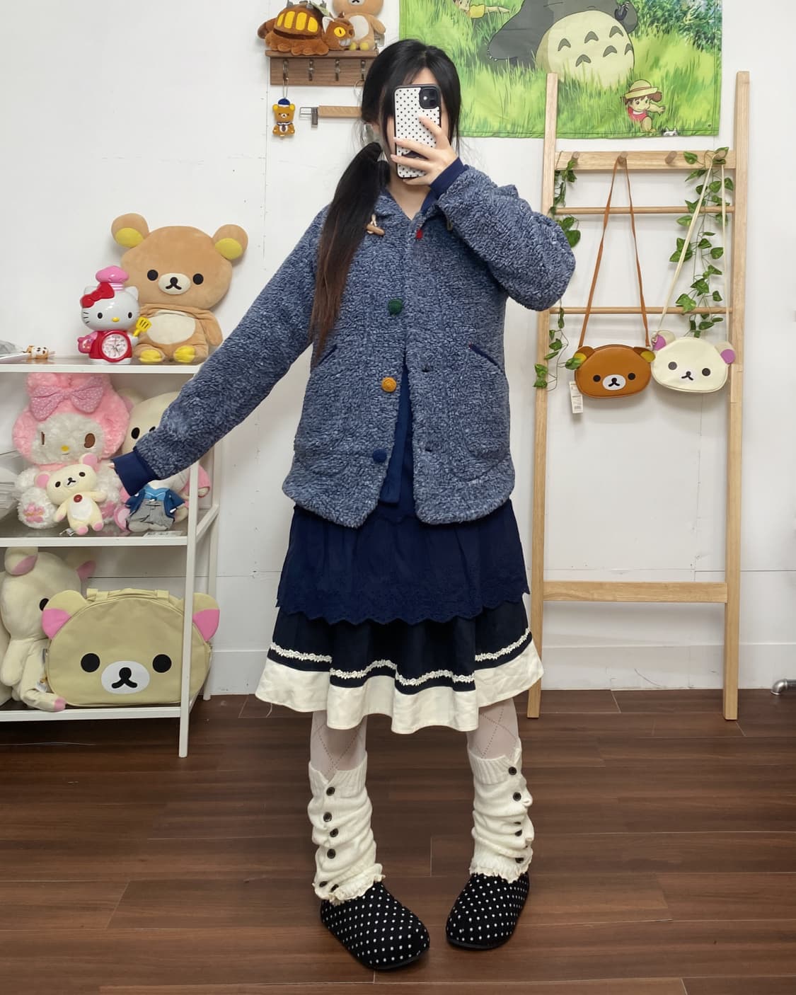 ꒰ঌ 플러피 네이비 세트 ໒꒱ 상품이미지1