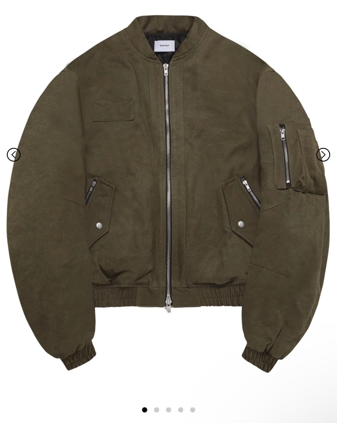 카미엔 트루퍼 MA-1 봄버 올리브 그린 상품이미지1