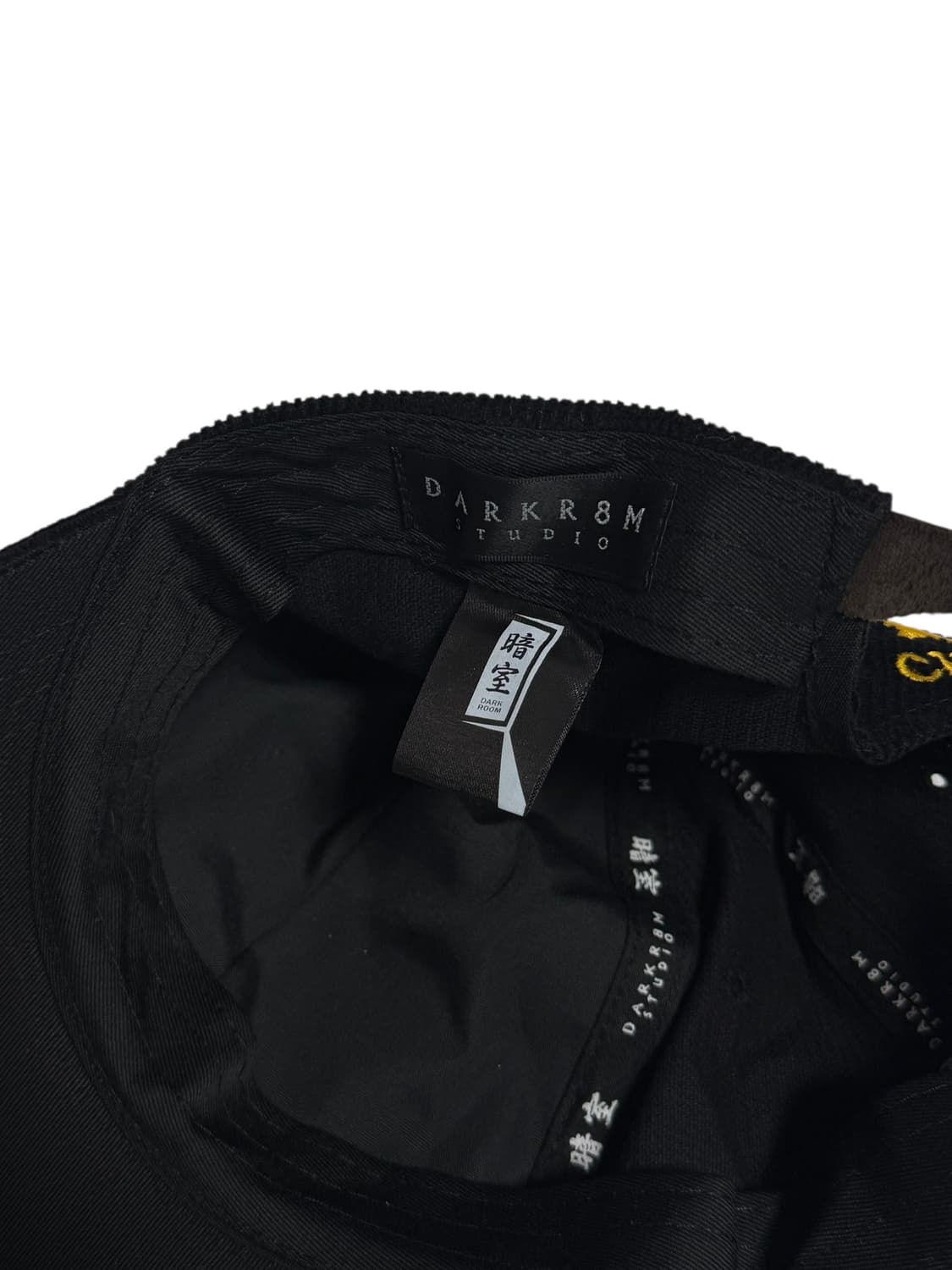 다크룸 코듀로이 볼캡 블랙 상품이미지4