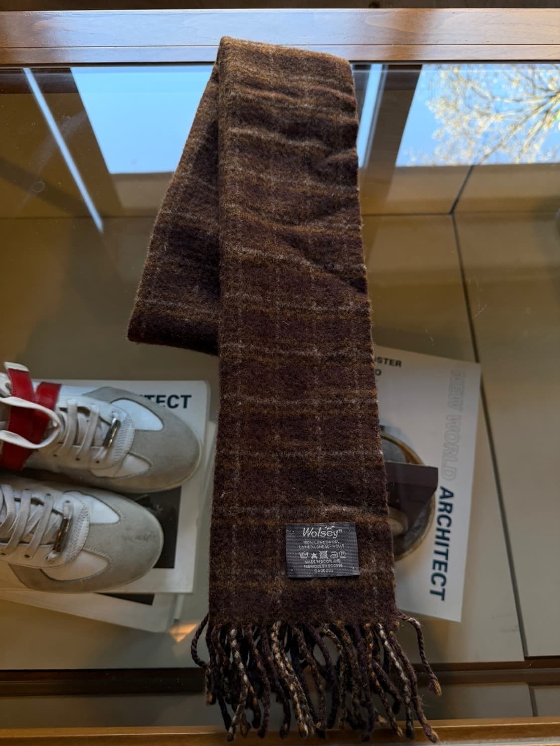 울시 스코티쉬 메리노울 머플러 상품이미지3