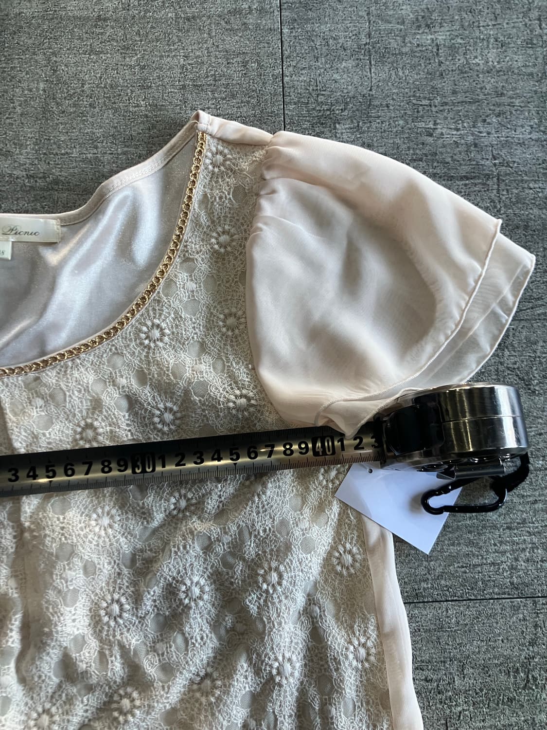 일본빈티지 Lpicnic 달천깔페어리 프린세스 플라워 반팔블라우스 상품이미지2